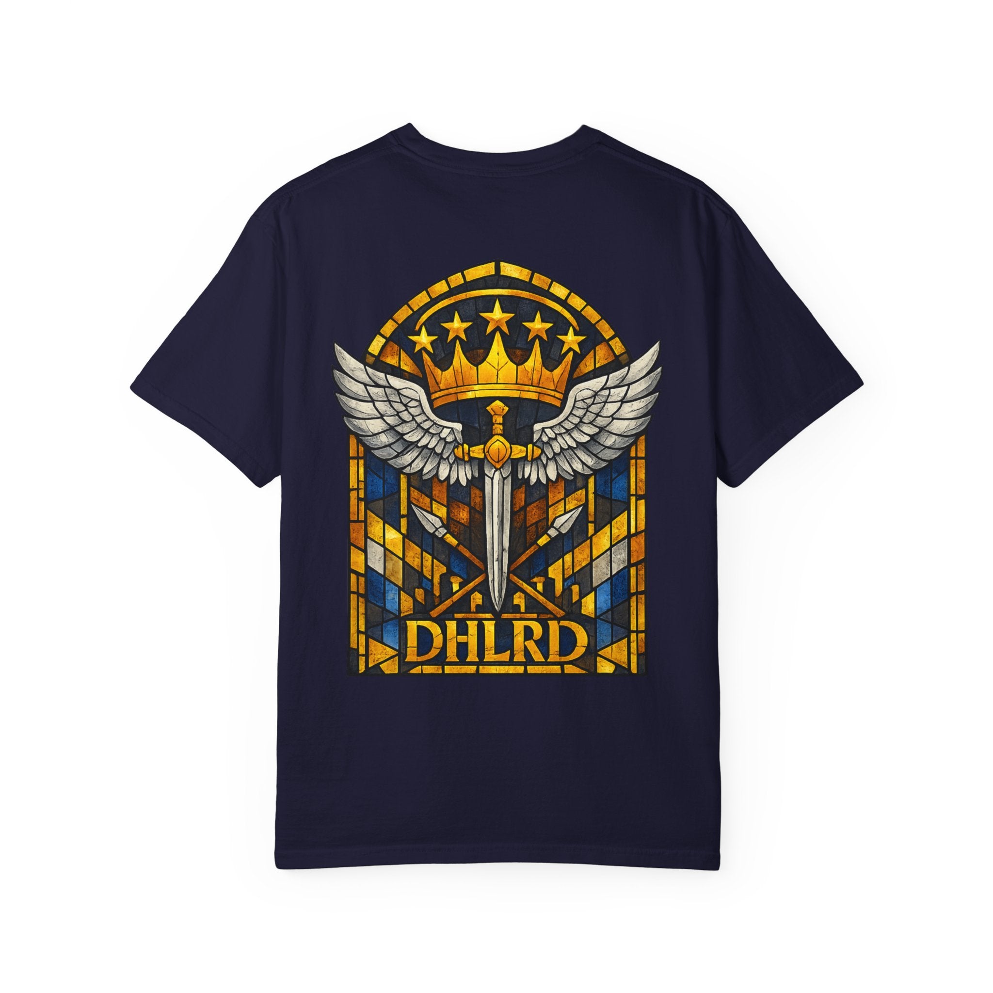 Drip Heaven Lord – Stained Glass Emblem Tee