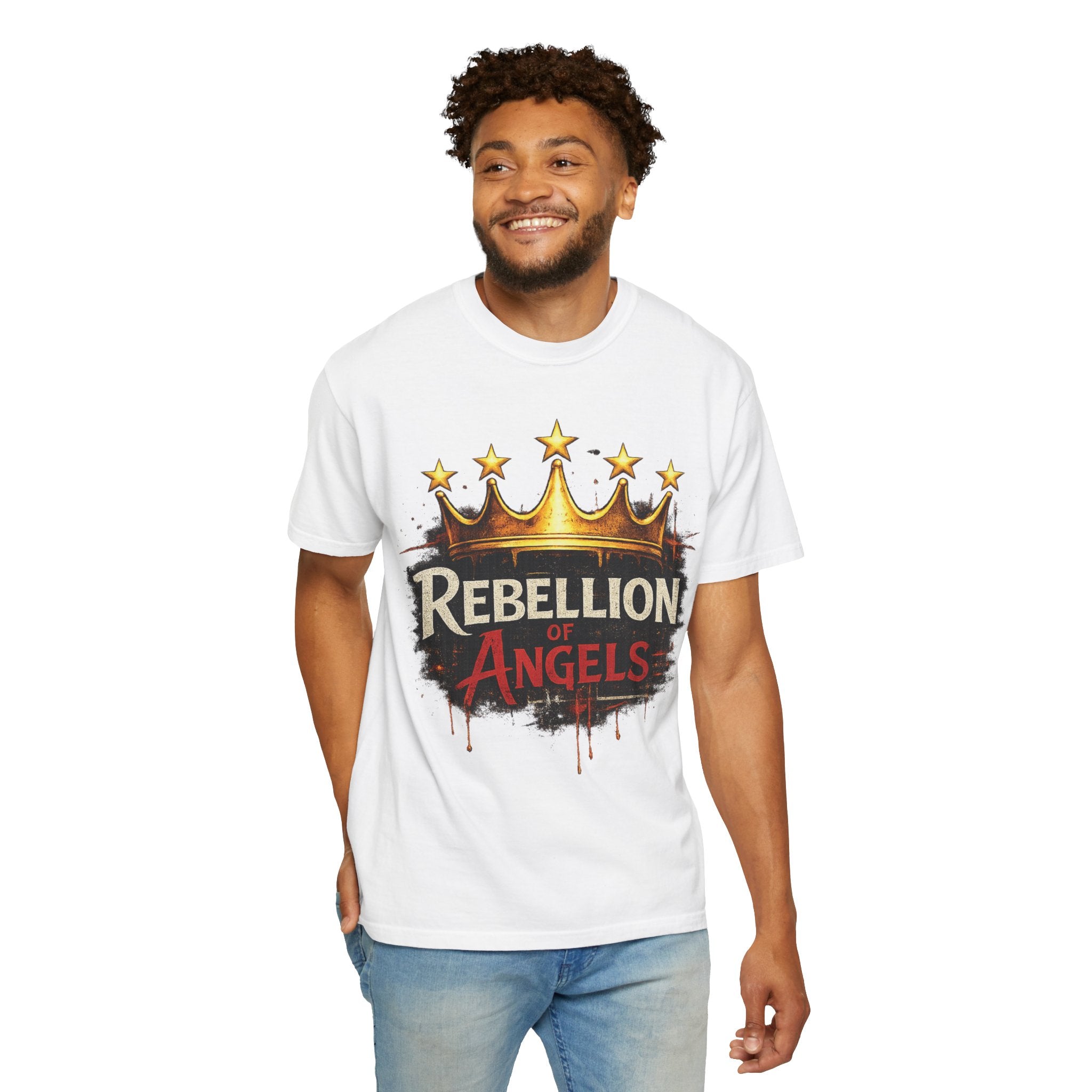 Drip Heaven Lord – Rebellion of Angels Crown Tee