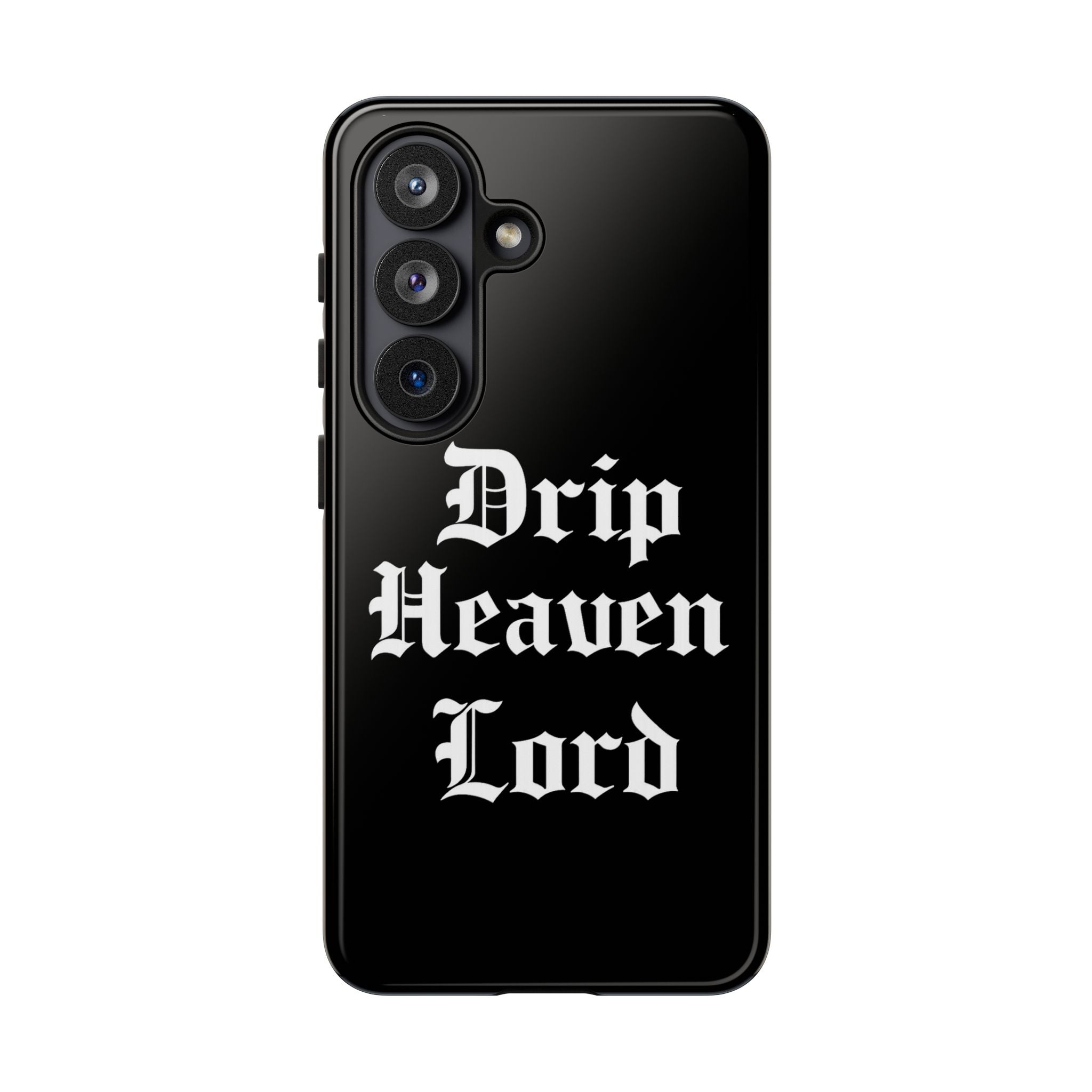 Drip Heaven Lord – Gothic Script Protective Phone Case