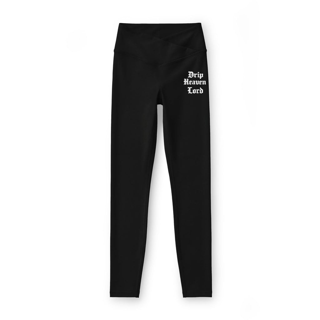 Drip Heaven Lord – Gothic Script Women’s Luxe Leggings