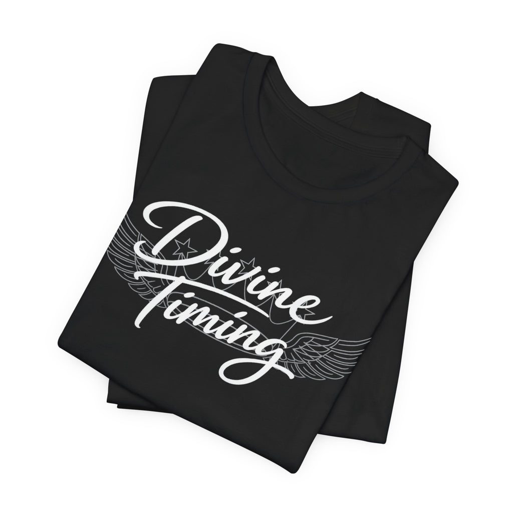 Drip Heaven Lord – Women's Divine Timing Script Tee