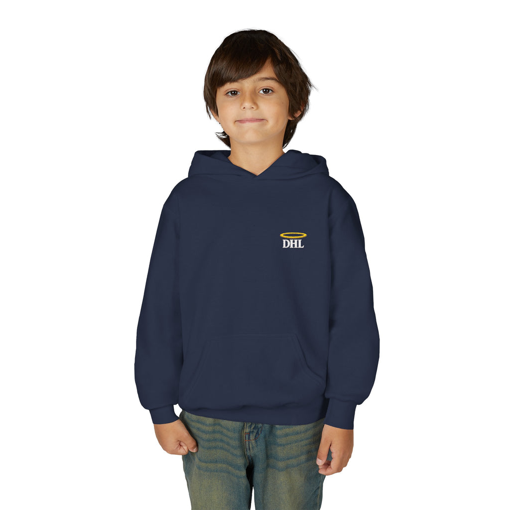 Drip Heaven Lord – Youth Halo Logo Hoodie