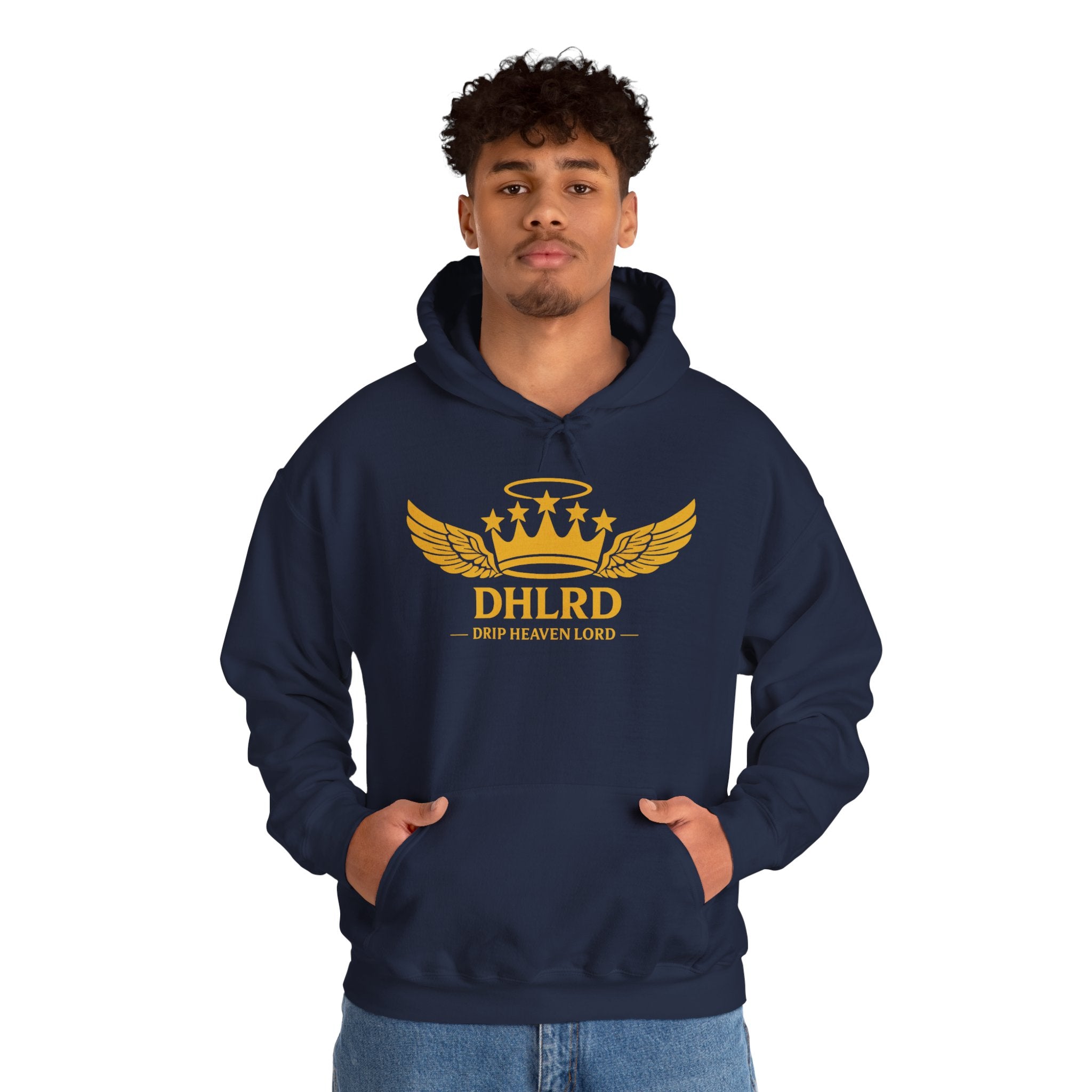 Drip Heaven Lord – Crown & Wings Logo Hoodie (Multiple Colors Available)