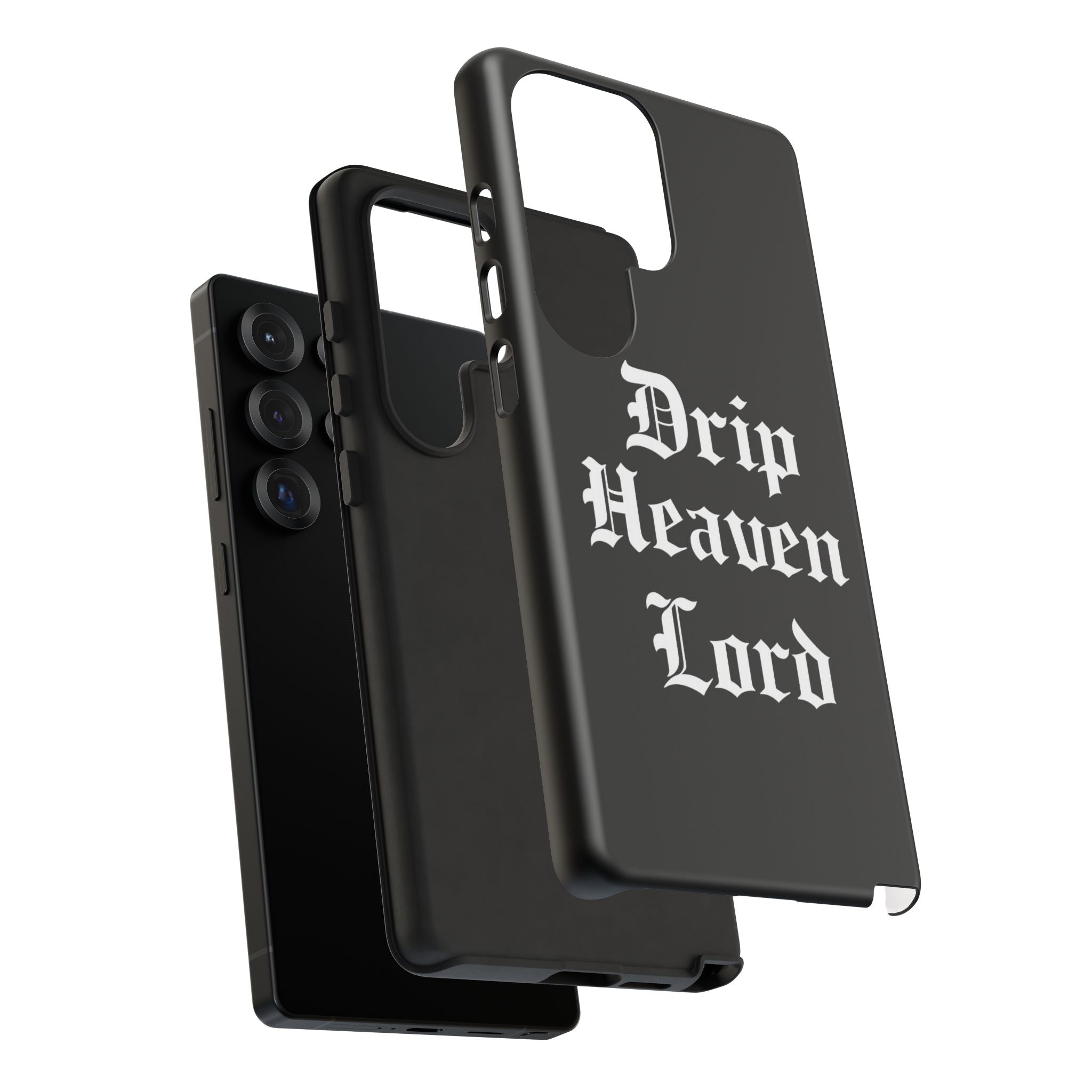 Drip Heaven Lord – Gothic Script Protective Phone Case