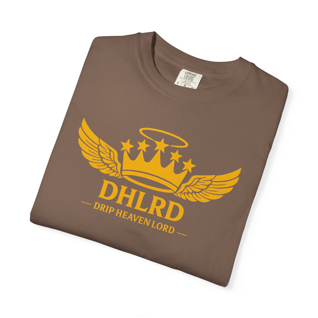 Drip Heaven Lord – Crown & Wings Logo Tee