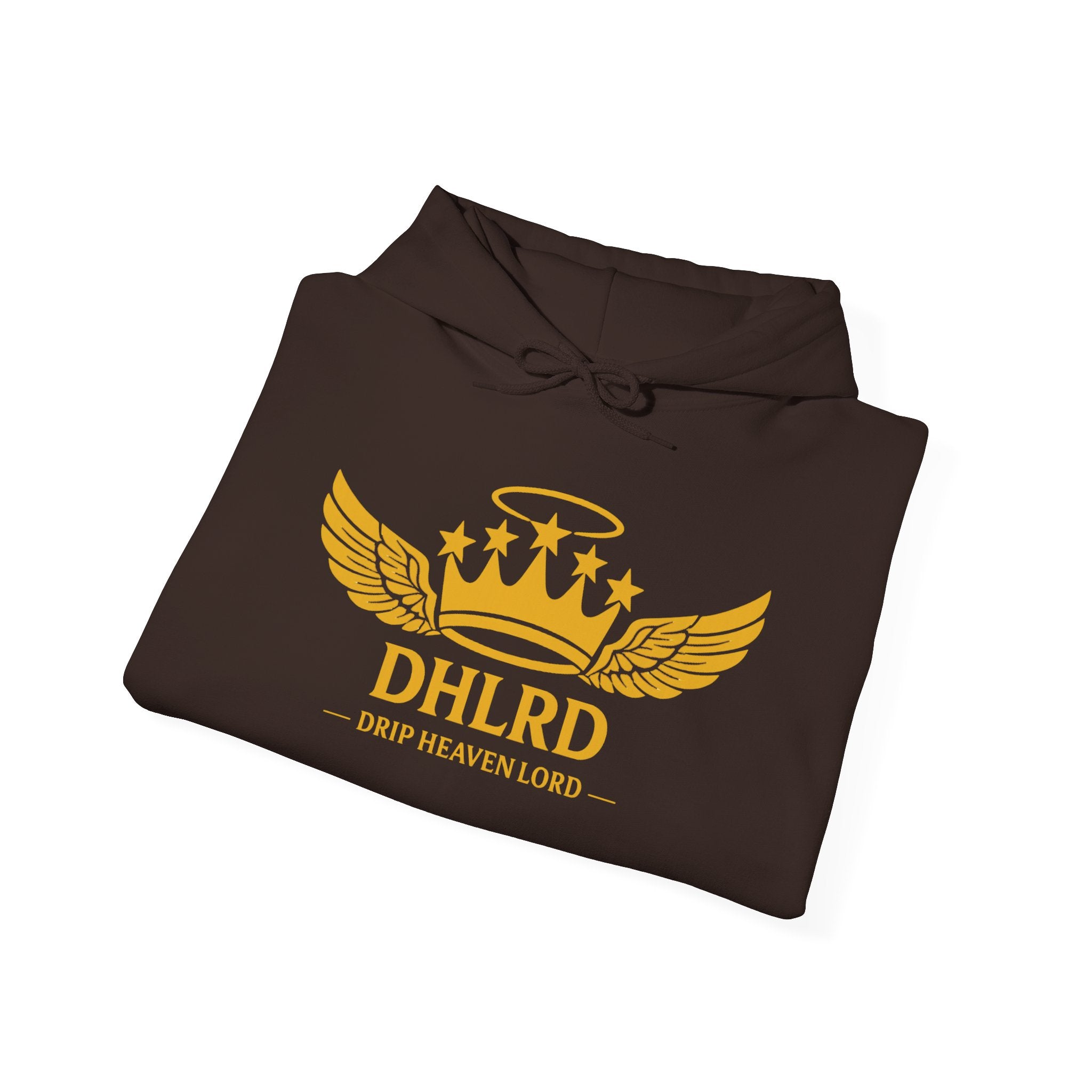 Drip Heaven Lord – Crown & Wings Logo Hoodie (Multiple Colors Available)