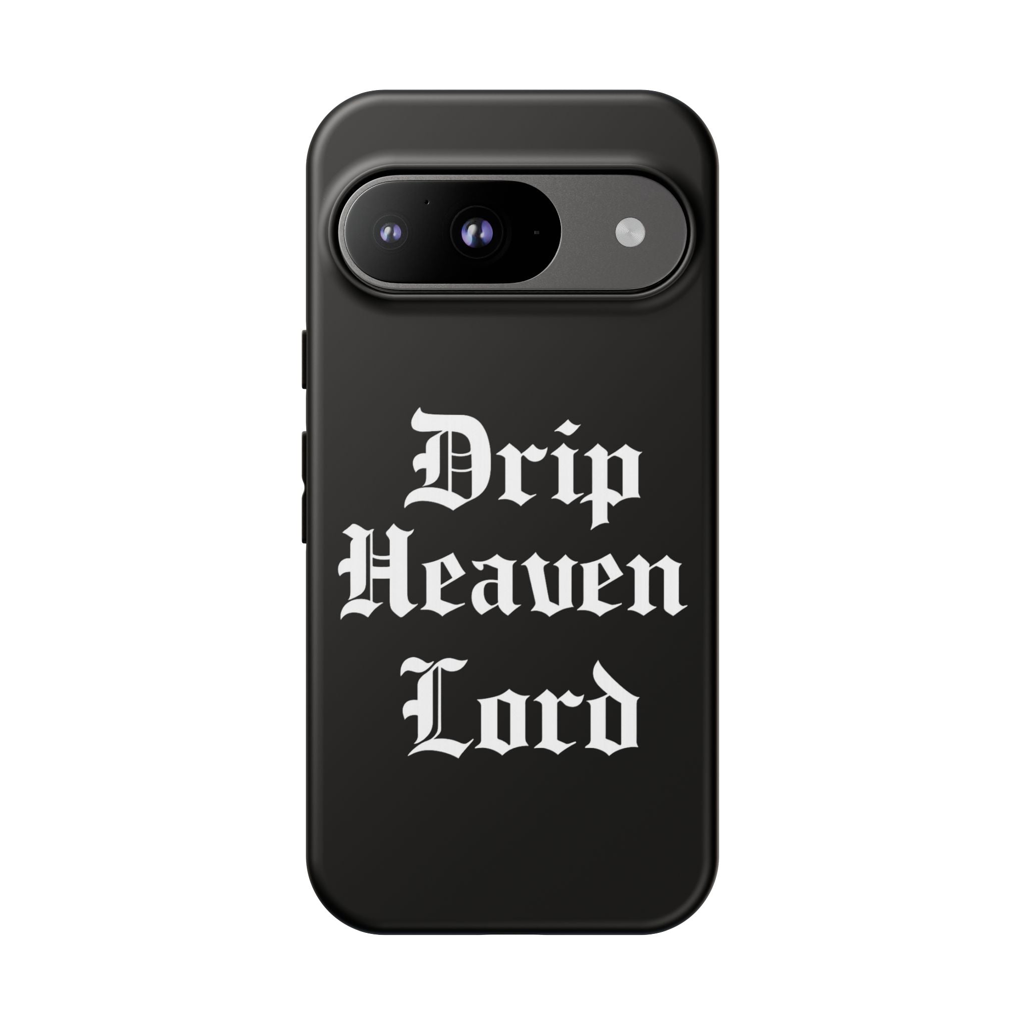 Drip Heaven Lord – Gothic Script Protective Phone Case