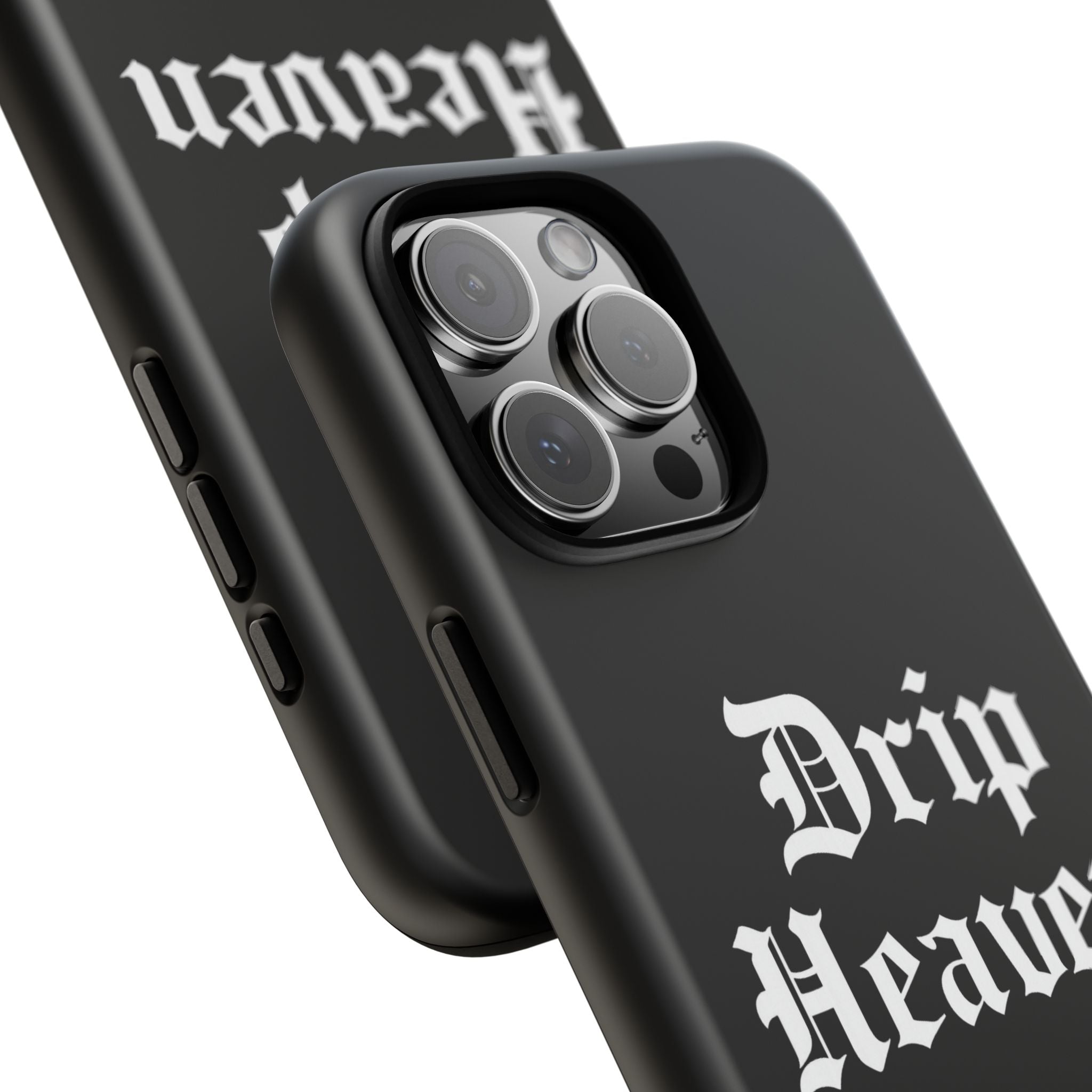 Drip Heaven Lord – Gothic Script Protective Phone Case