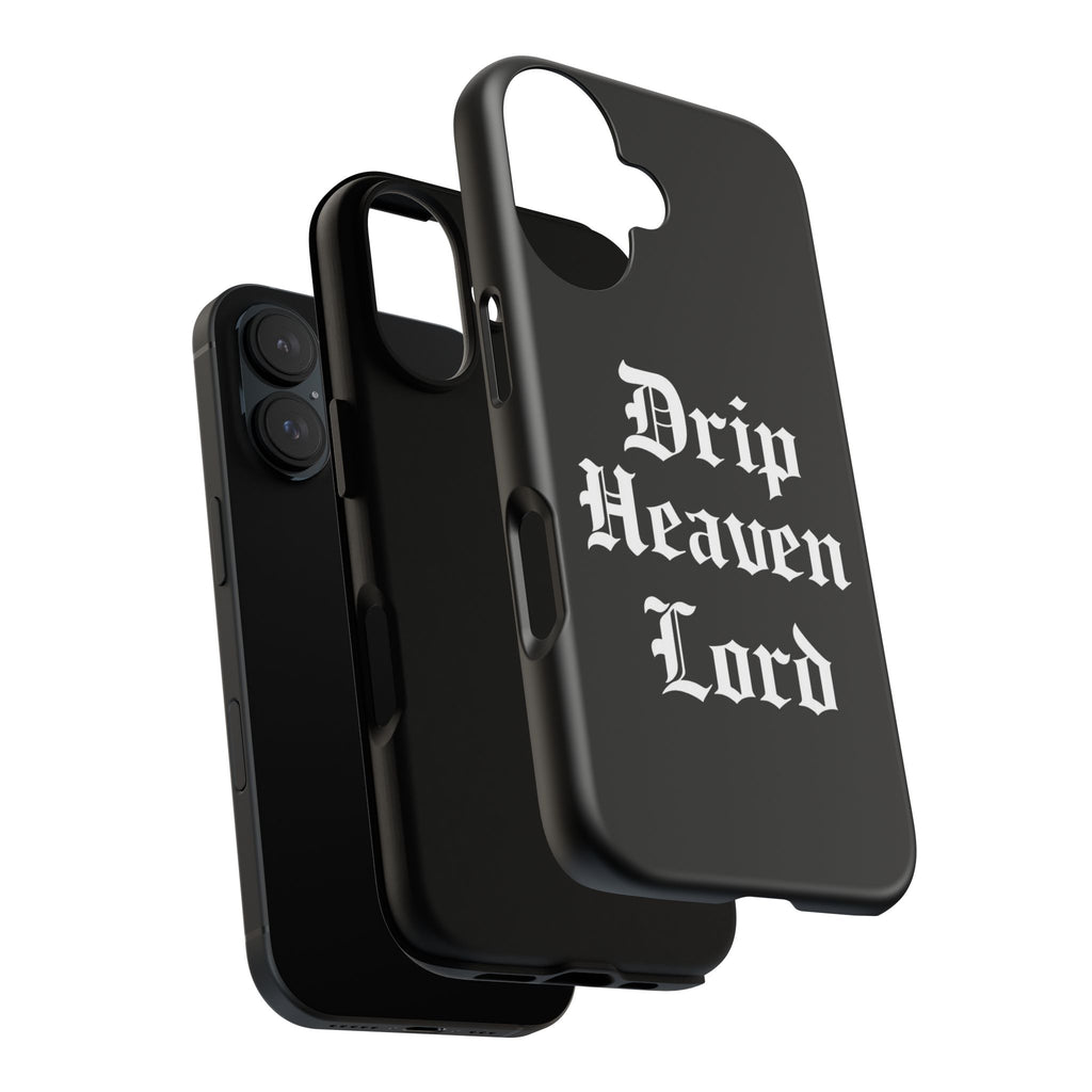 Drip Heaven Lord – Gothic Script Protective Phone Case