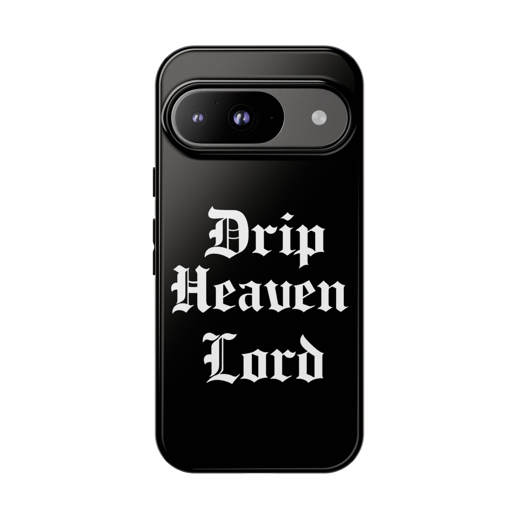 Drip Heaven Lord – Gothic Script Protective Phone Case