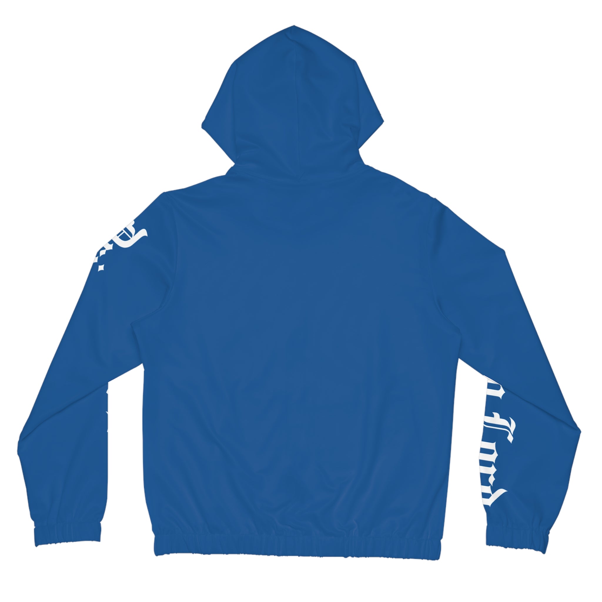 Drip Heaven Lord – Gothic Script Women’s Full‑Zip Hoodie (Blue)