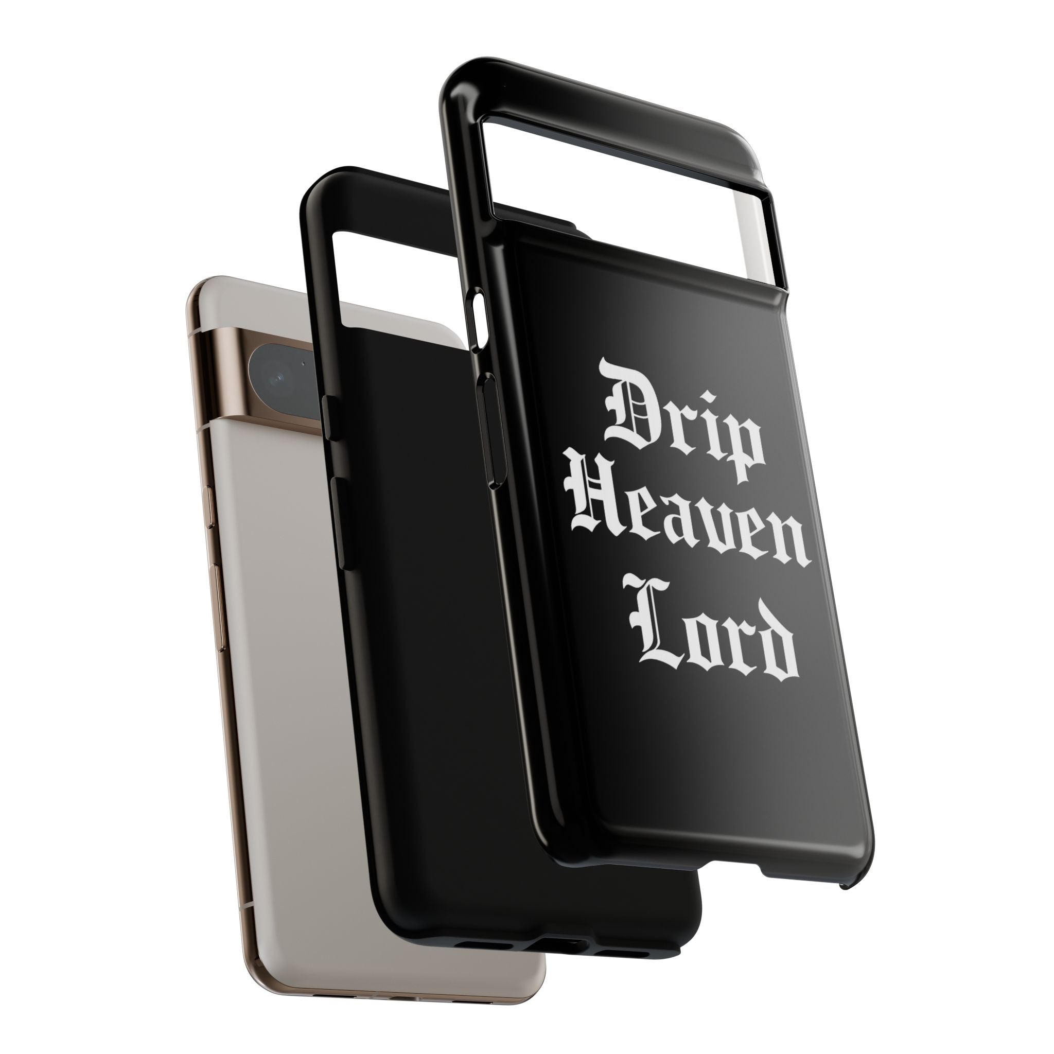 Drip Heaven Lord – Gothic Script Protective Phone Case