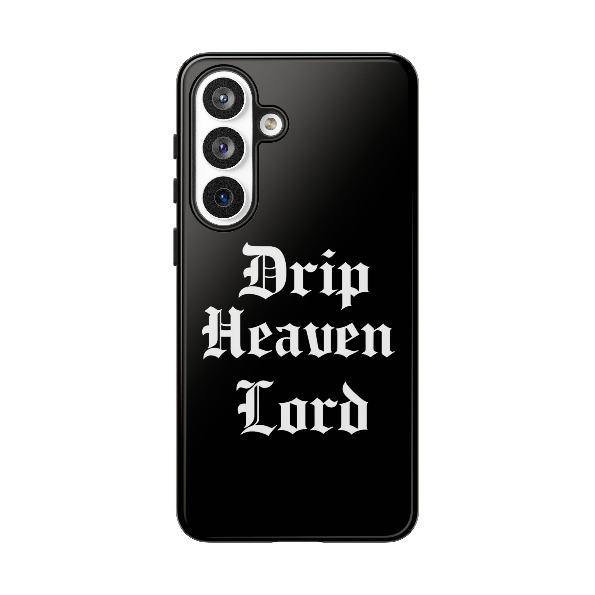 Drip Heaven Lord – Gothic Script Protective Phone Case