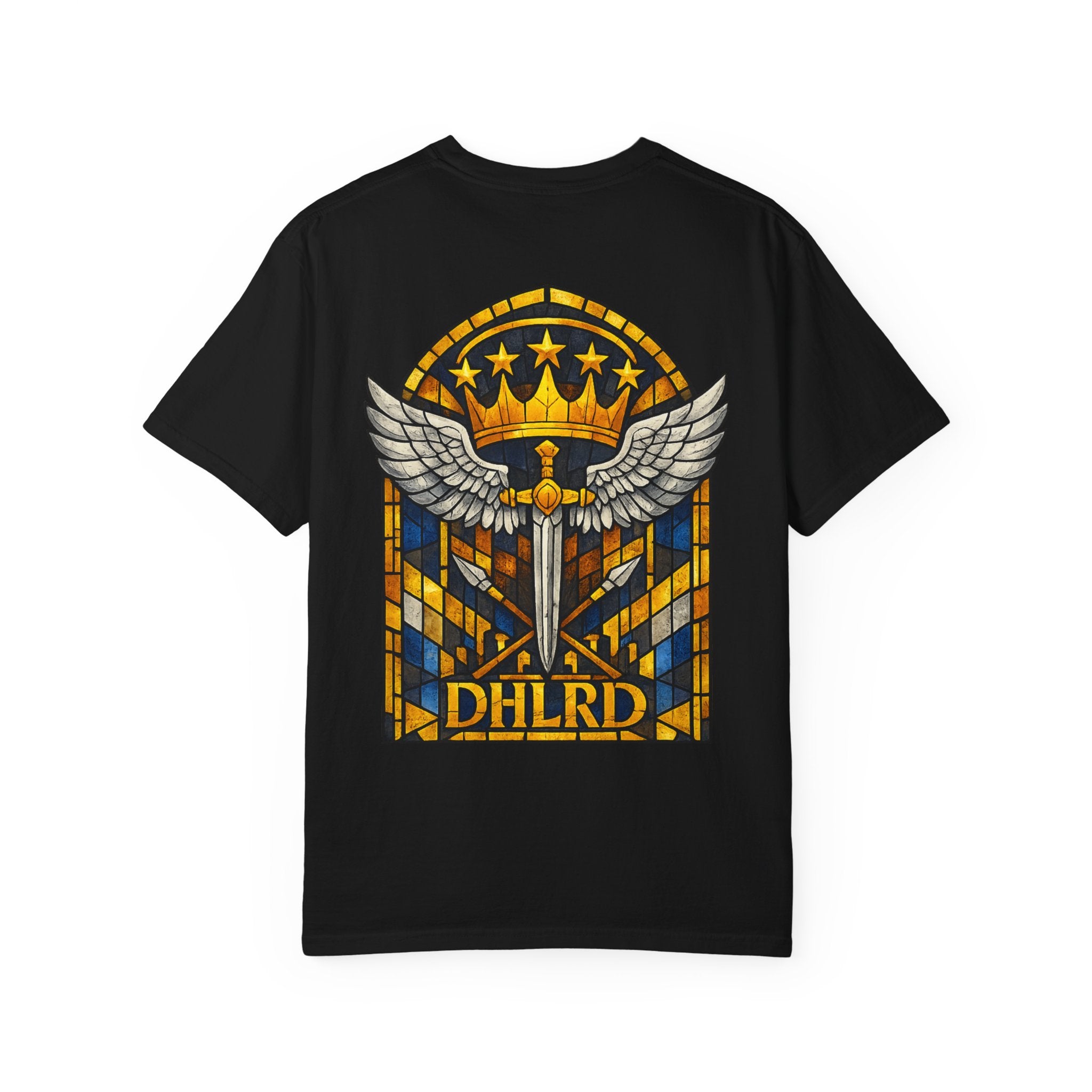 Drip Heaven Lord – Stained Glass Emblem Tee