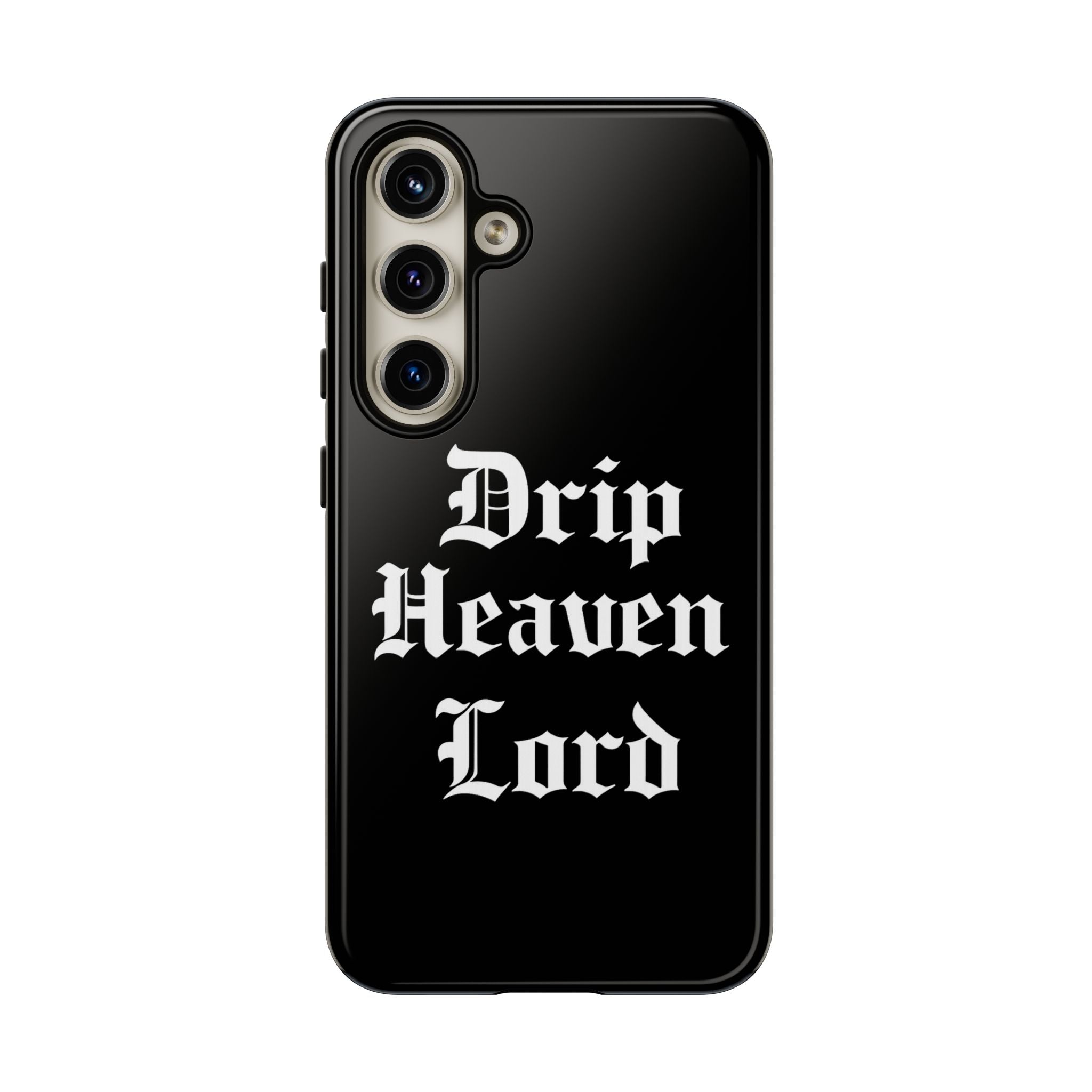 Drip Heaven Lord – Gothic Script Protective Phone Case