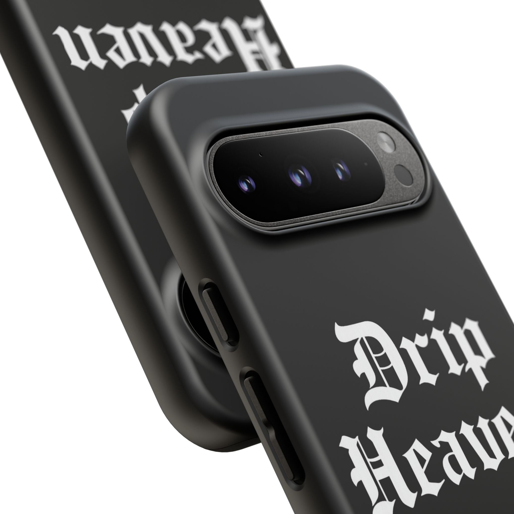 Drip Heaven Lord – Gothic Script Protective Phone Case