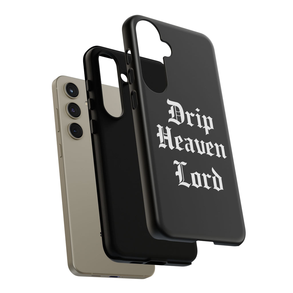 Drip Heaven Lord – Gothic Script Protective Phone Case