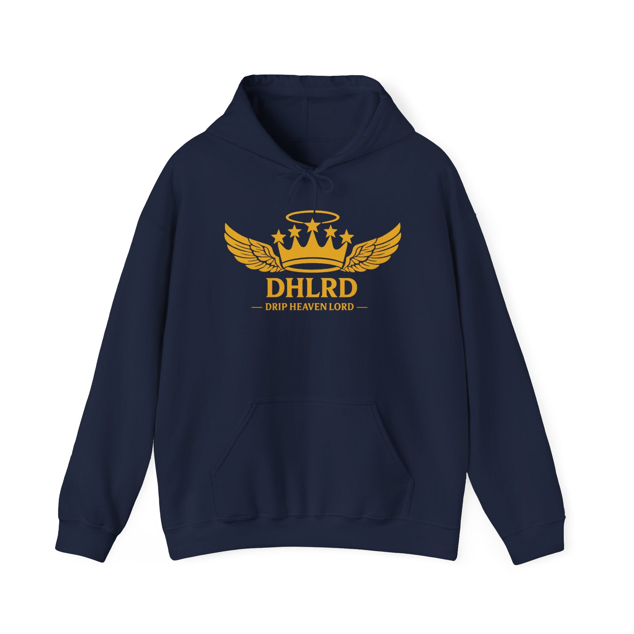 Drip Heaven Lord – Crown & Wings Logo Hoodie (Multiple Colors Available)