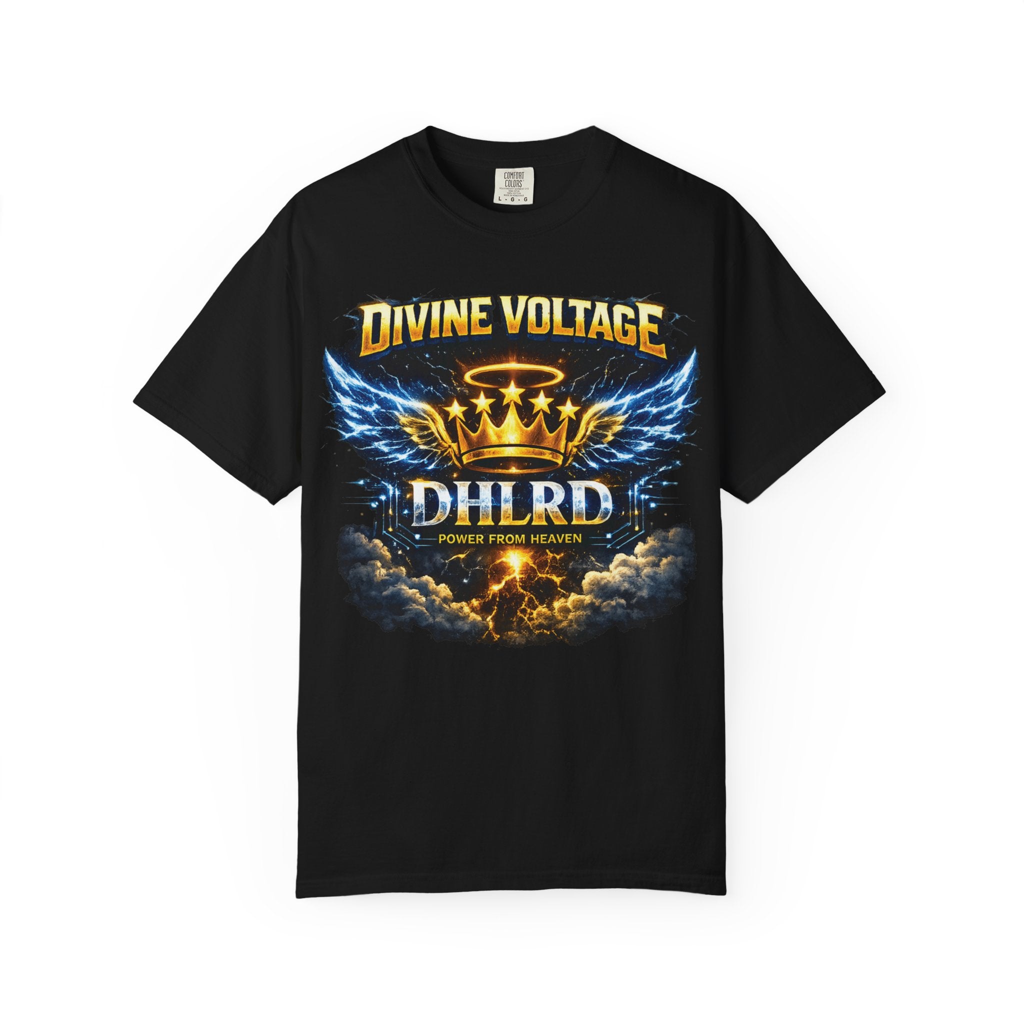 Drip Heaven Lord – Divine Voltage “Power From Heaven” Tee