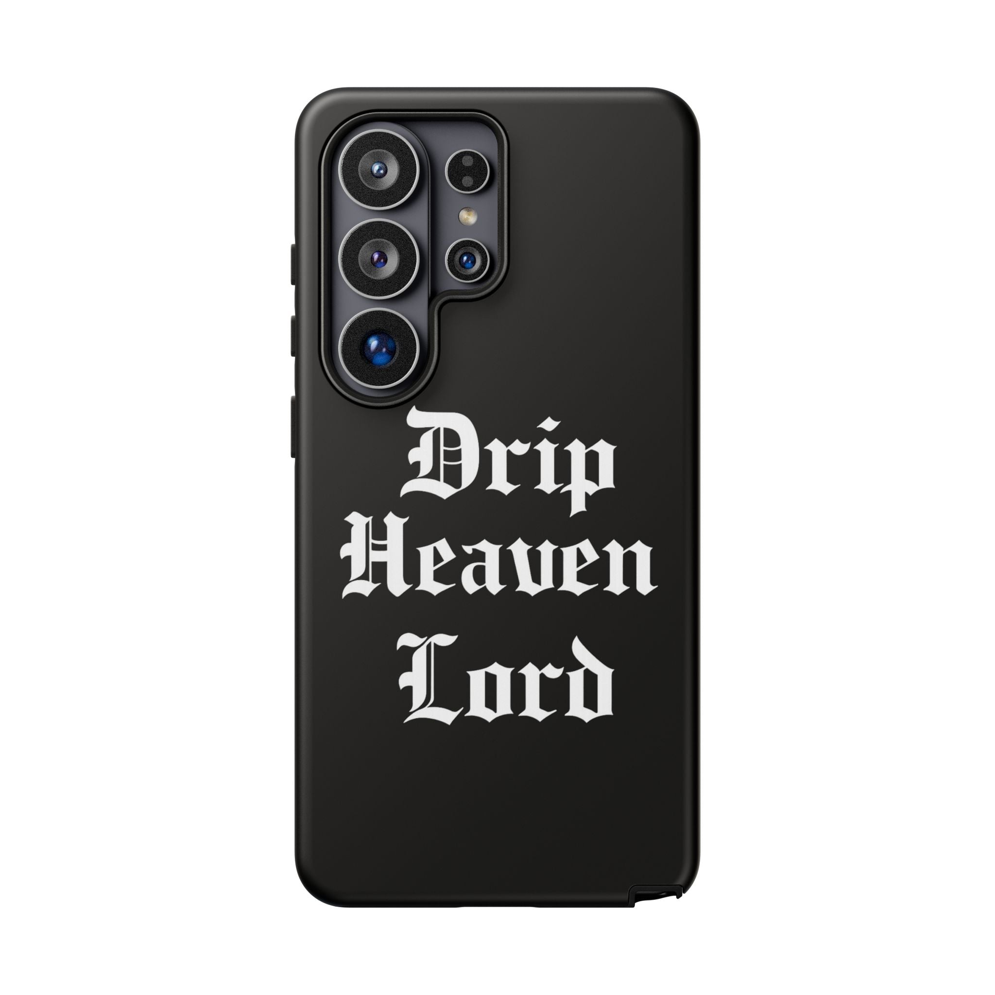 Drip Heaven Lord – Gothic Script Protective Phone Case