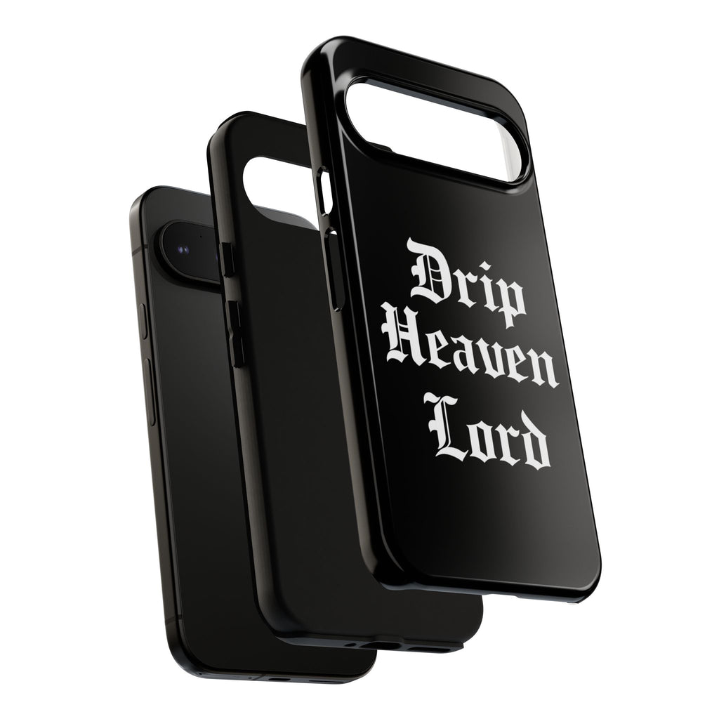 Drip Heaven Lord – Gothic Script Protective Phone Case