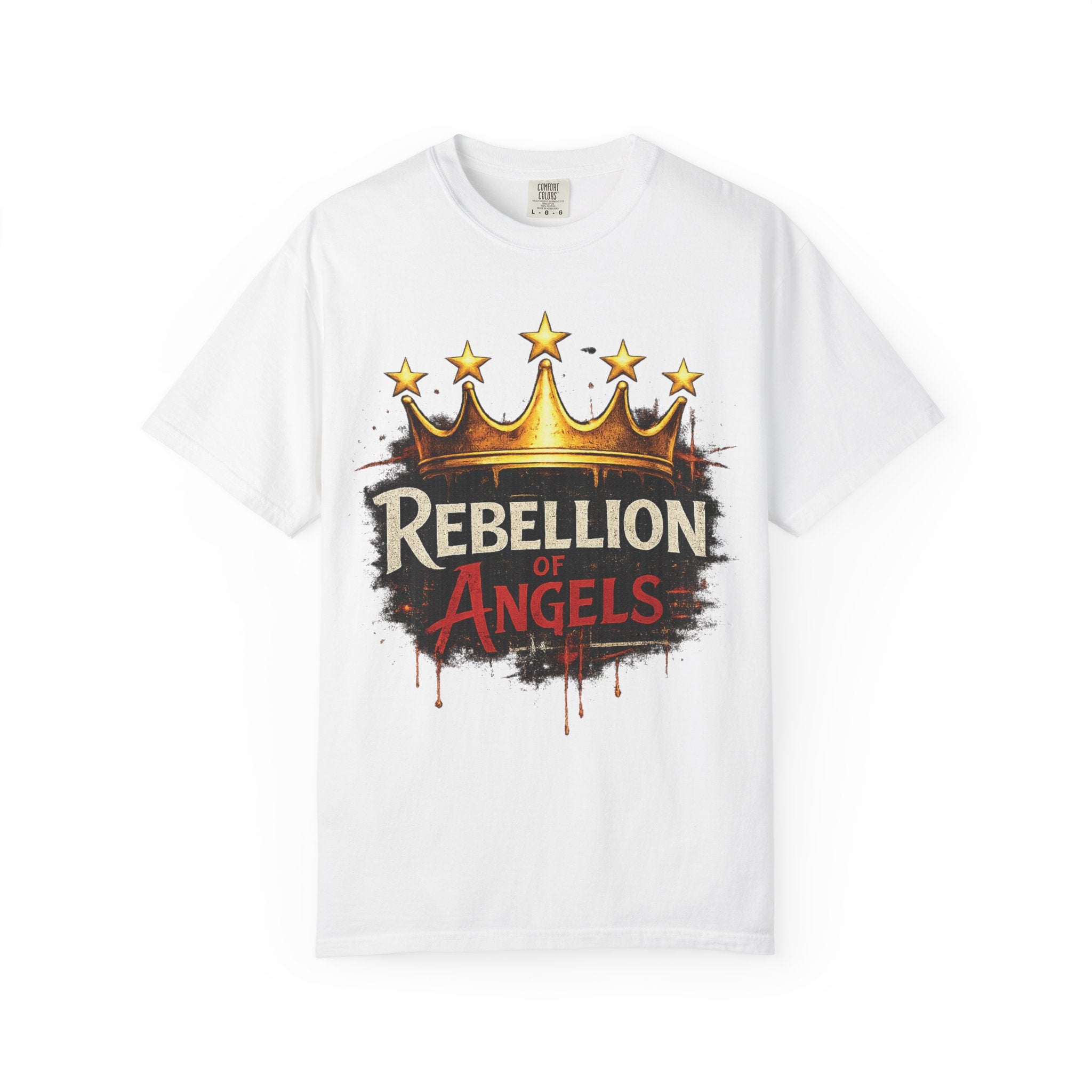 Drip Heaven Lord – Rebellion of Angels Crown Tee
