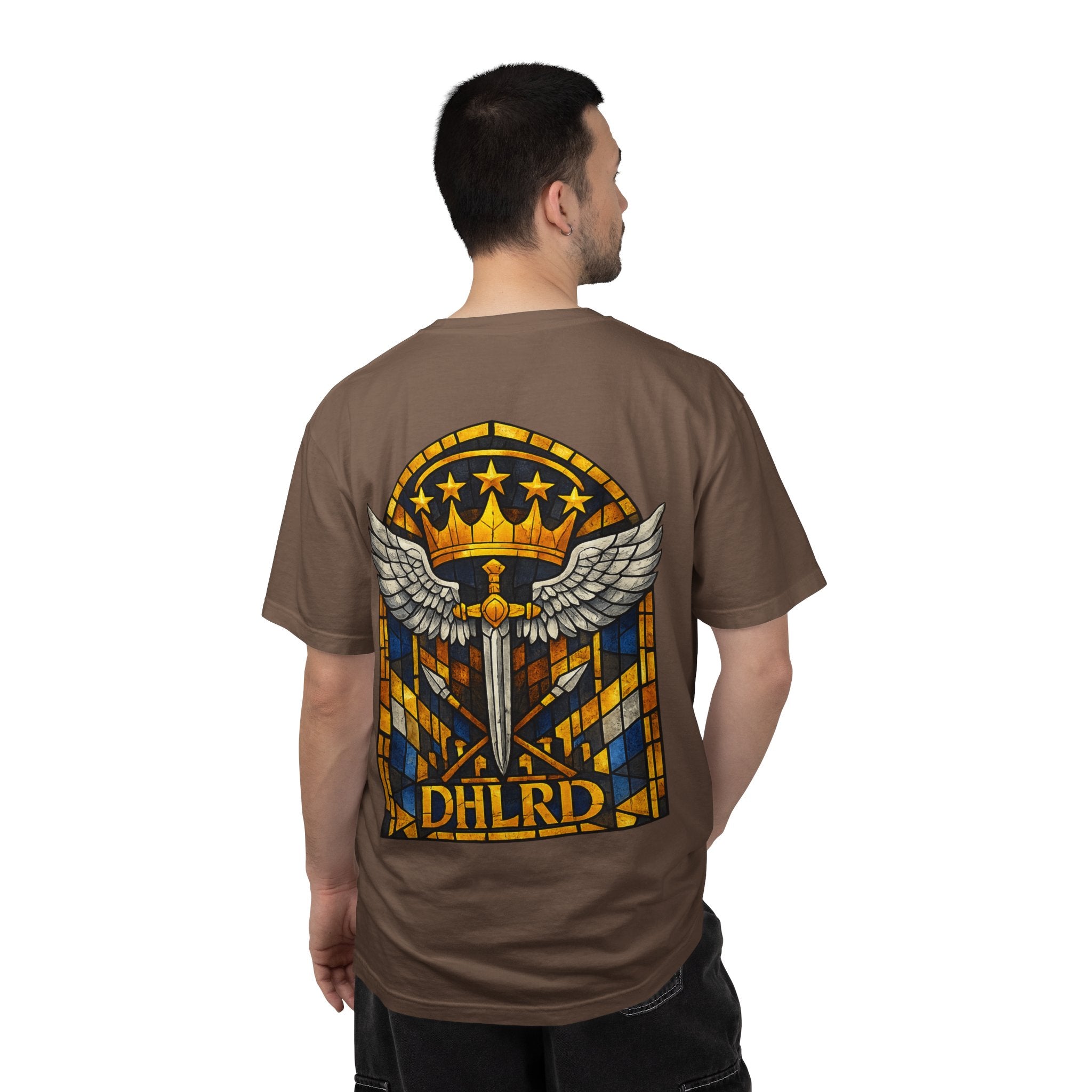 Drip Heaven Lord – Stained Glass Emblem Tee