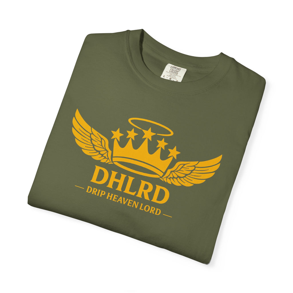 Drip Heaven Lord – Crown & Wings Logo Tee