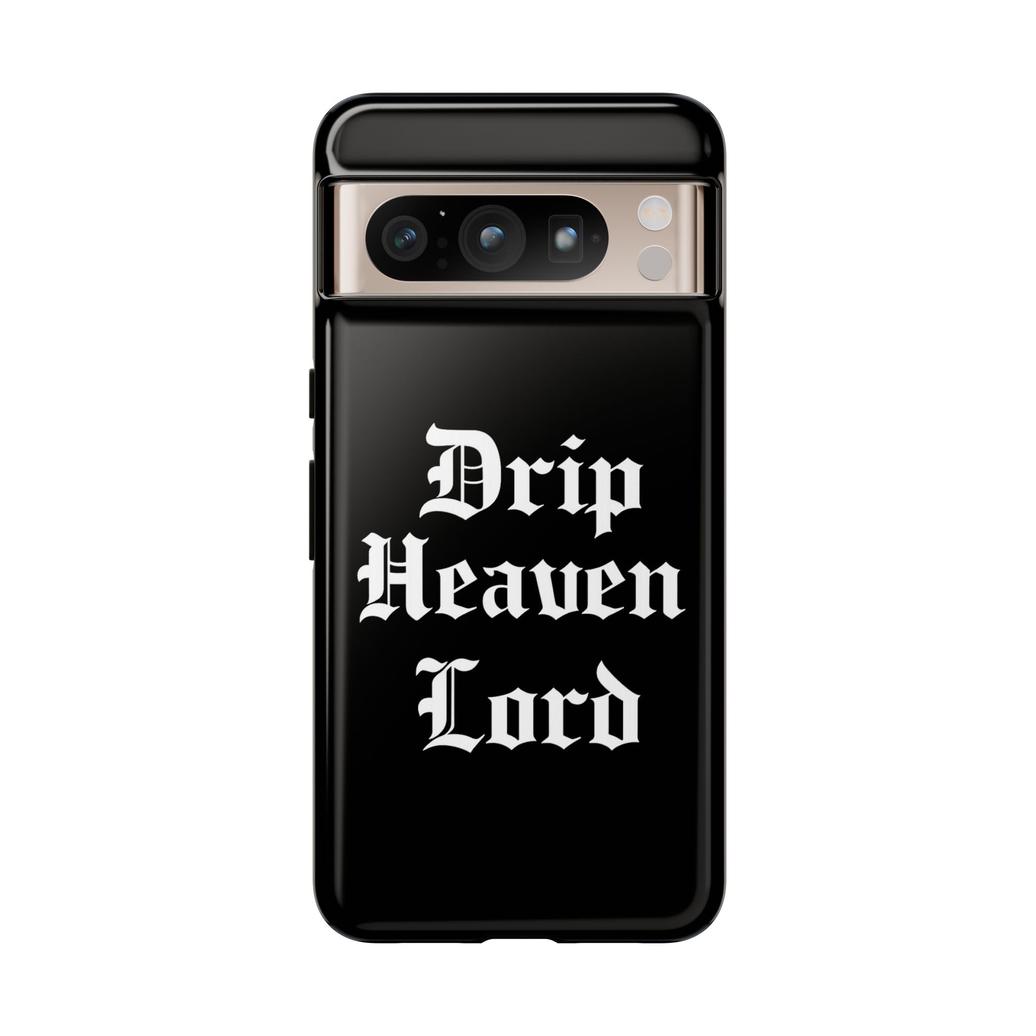 Drip Heaven Lord – Gothic Script Protective Phone Case