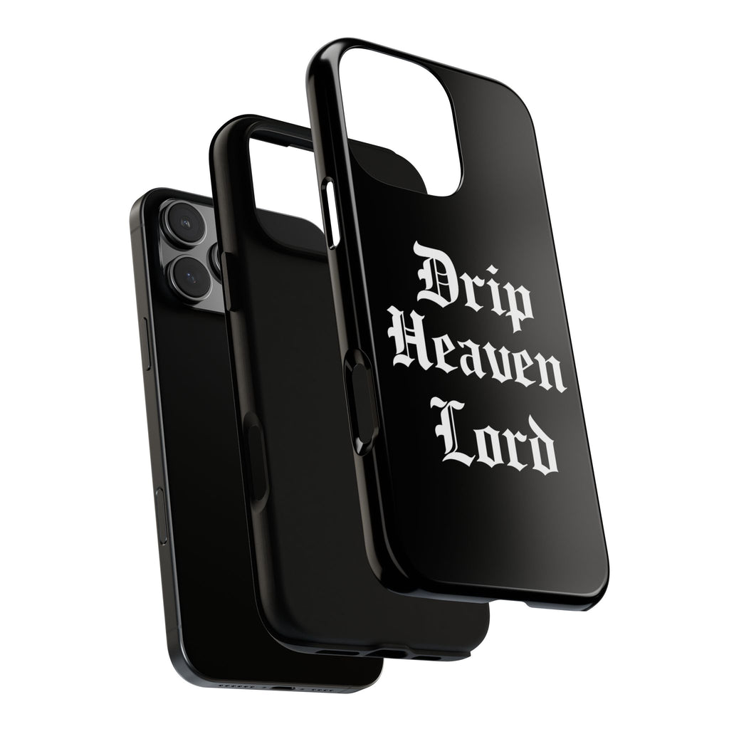 Drip Heaven Lord – Gothic Script Protective Phone Case