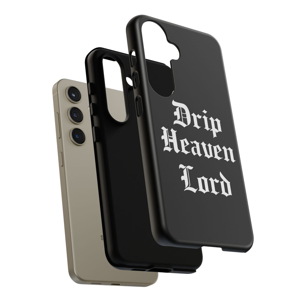 Drip Heaven Lord – Gothic Script Protective Phone Case