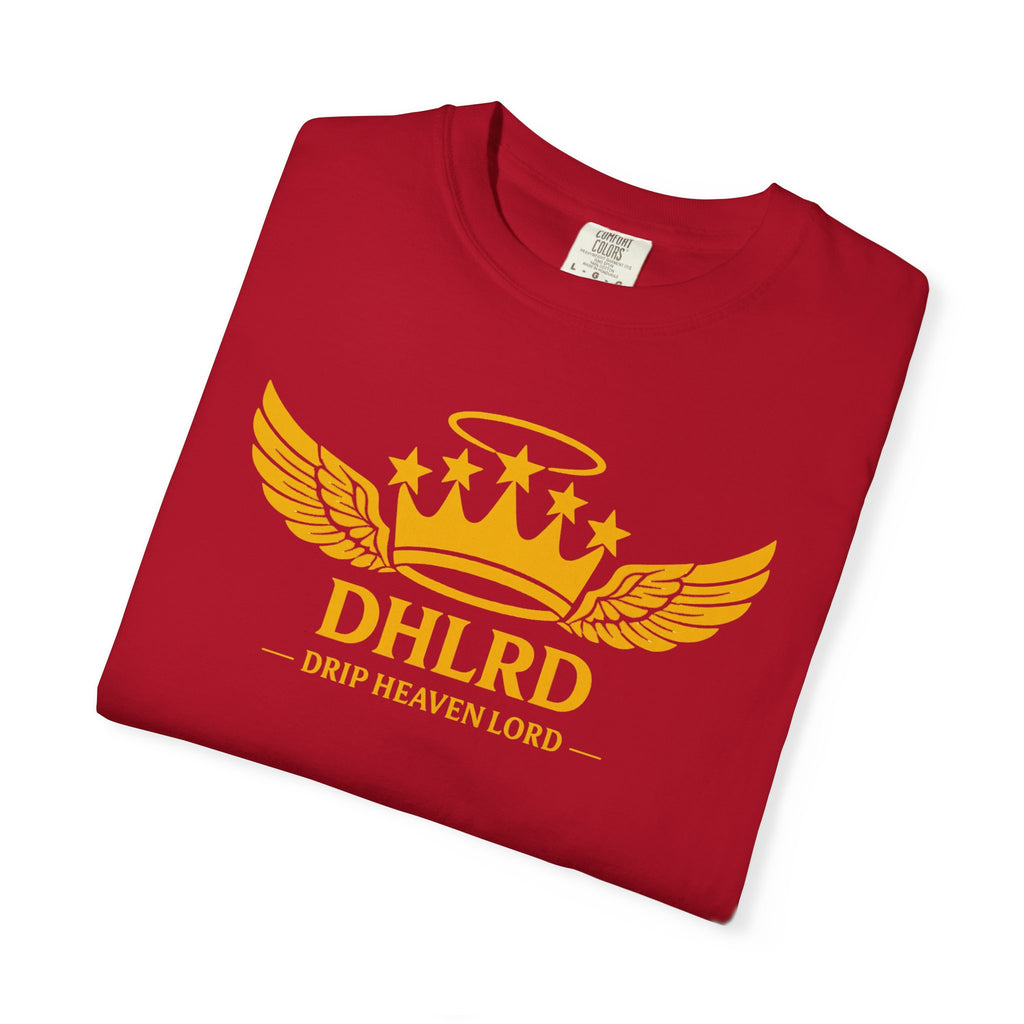 Drip Heaven Lord – Crown & Wings Logo Tee