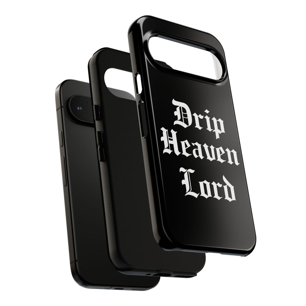 Drip Heaven Lord – Gothic Script Protective Phone Case
