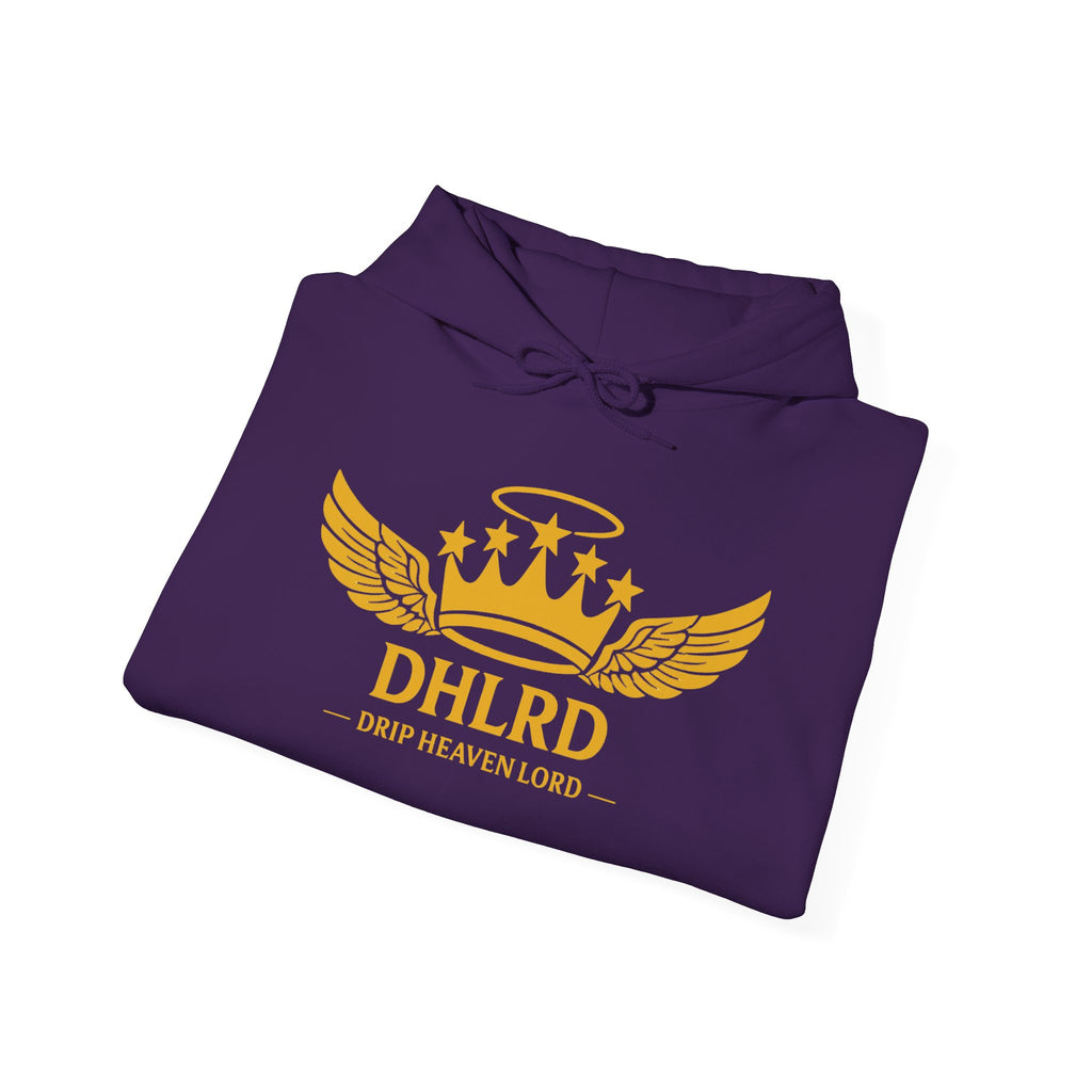 Drip Heaven Lord – Crown & Wings Logo Hoodie (Multiple Colors Available)