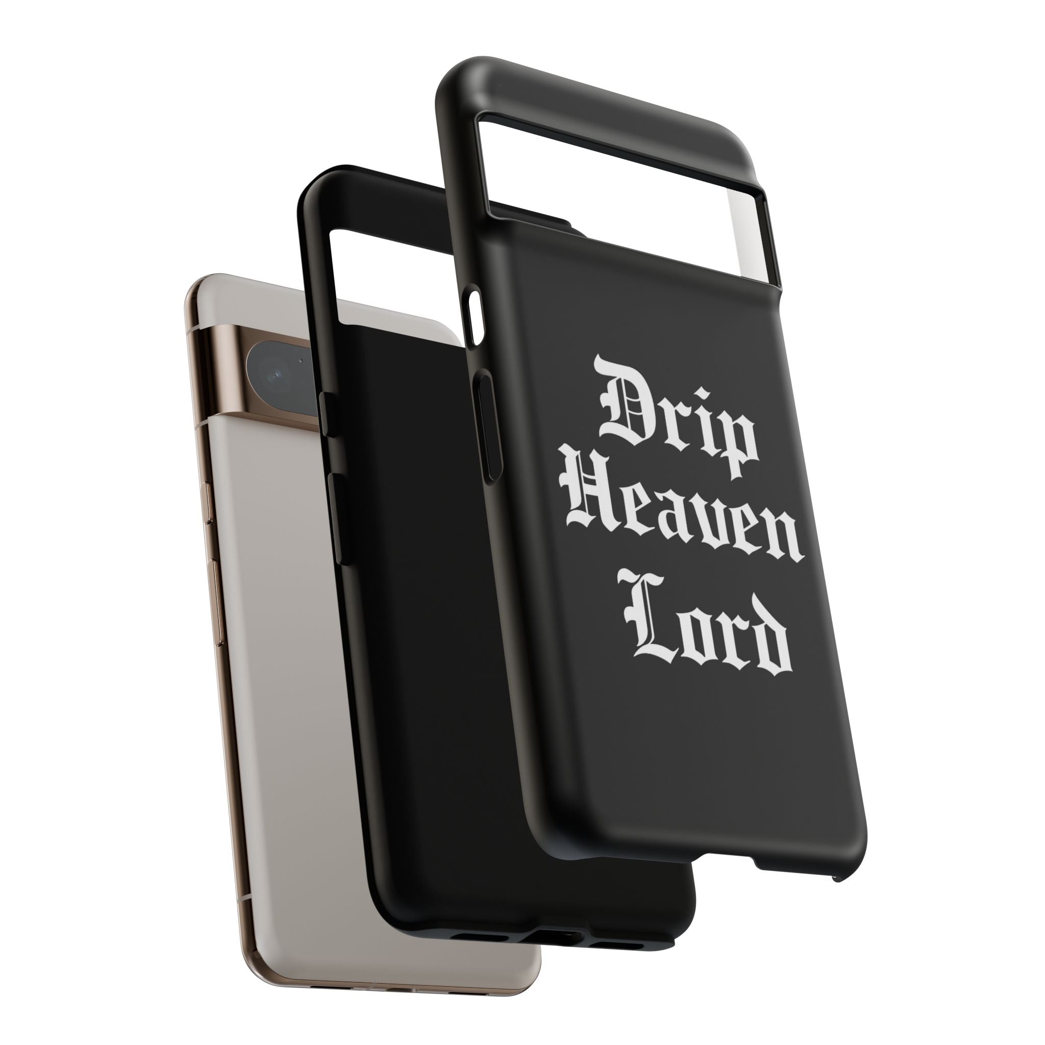 Drip Heaven Lord – Gothic Script Protective Phone Case