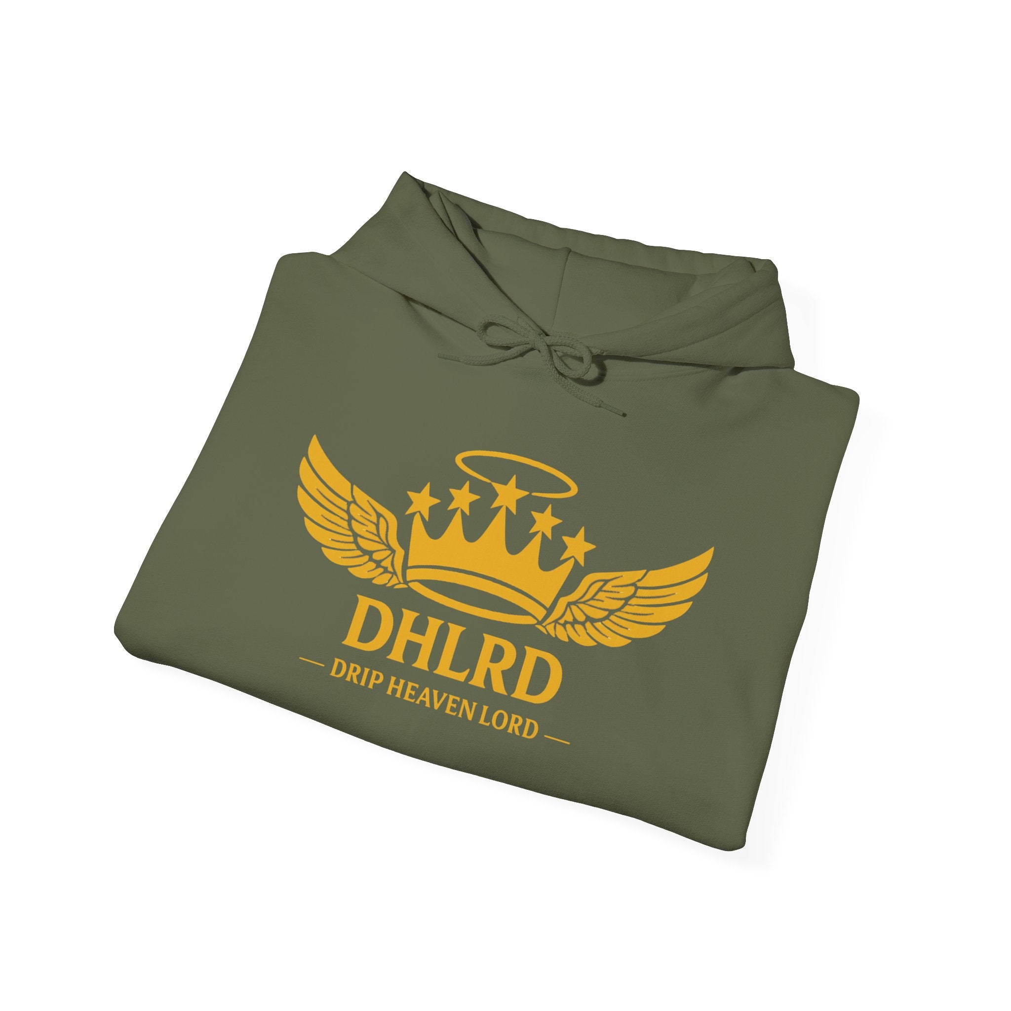 Drip Heaven Lord – Crown & Wings Logo Hoodie (Multiple Colors Available)