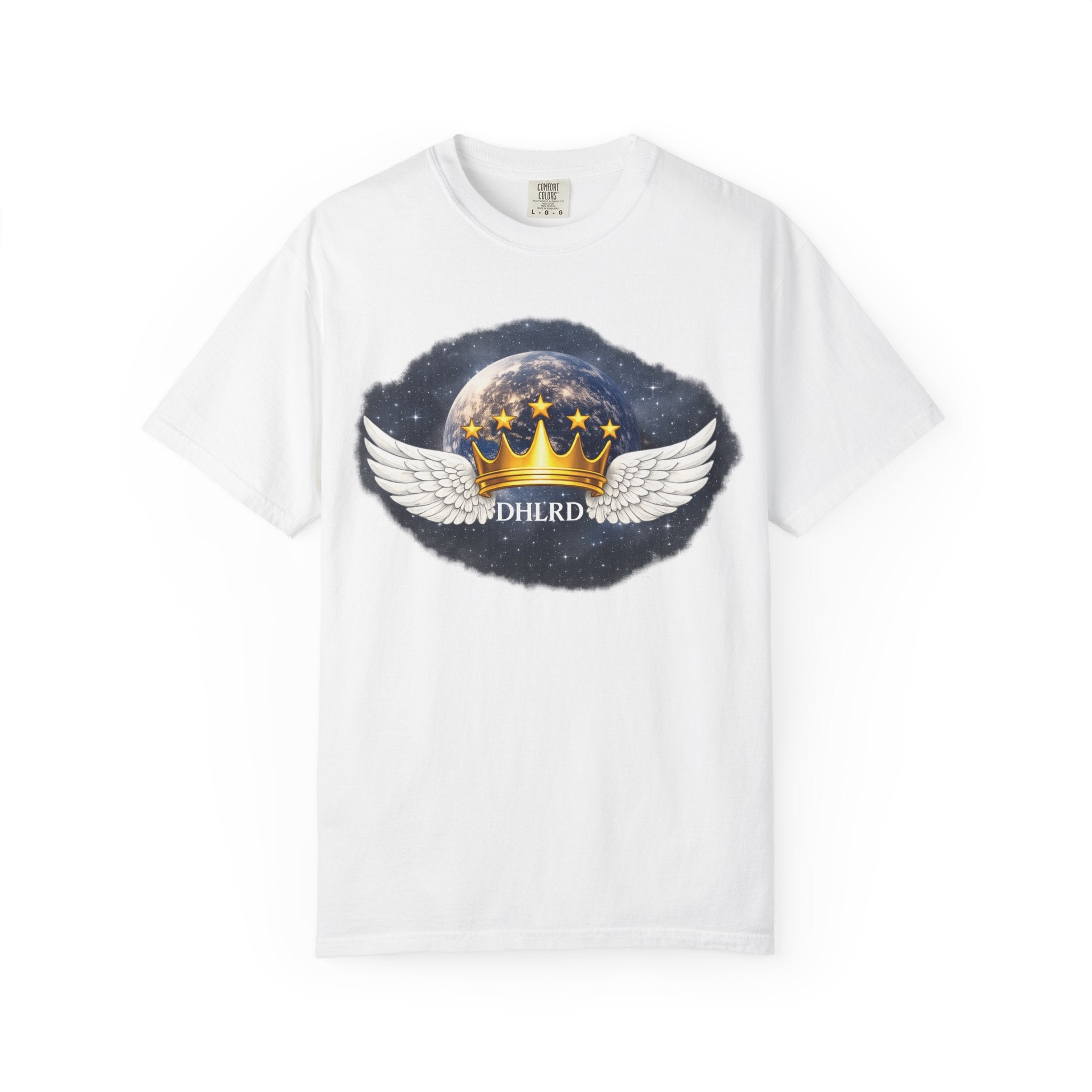 Drip Heaven Lord – Celestial Crown Graphic Tee