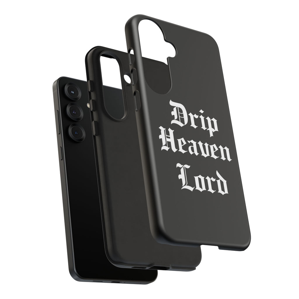 Drip Heaven Lord – Gothic Script Protective Phone Case