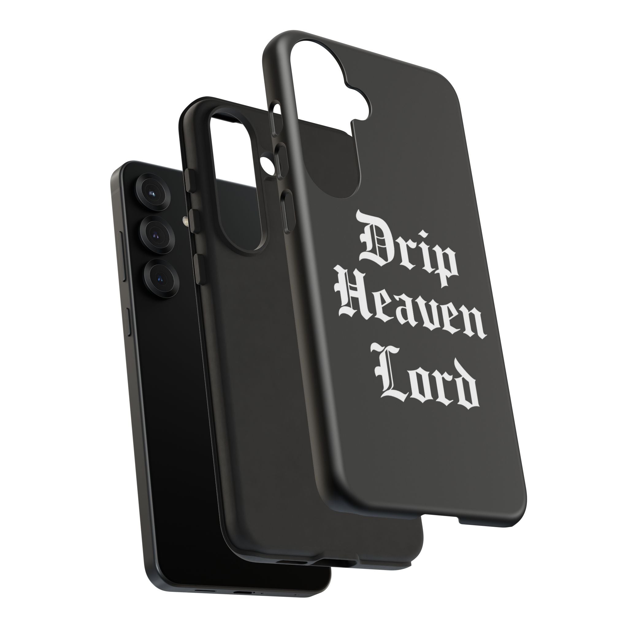Drip Heaven Lord – Gothic Script Protective Phone Case
