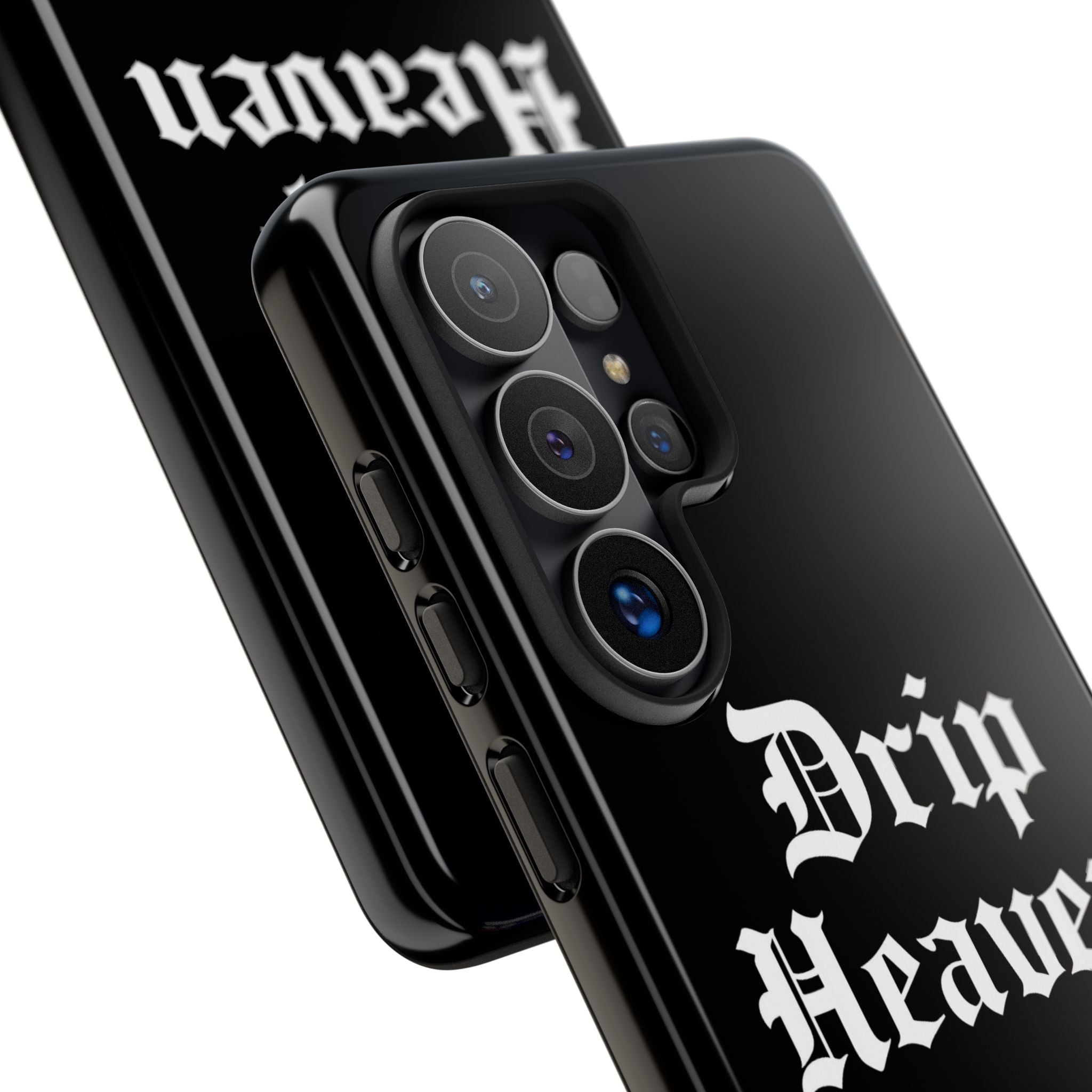 Drip Heaven Lord – Gothic Script Protective Phone Case