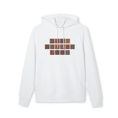 Drip Heaven Lord - Manuscript Letterpress Tile Hoodie