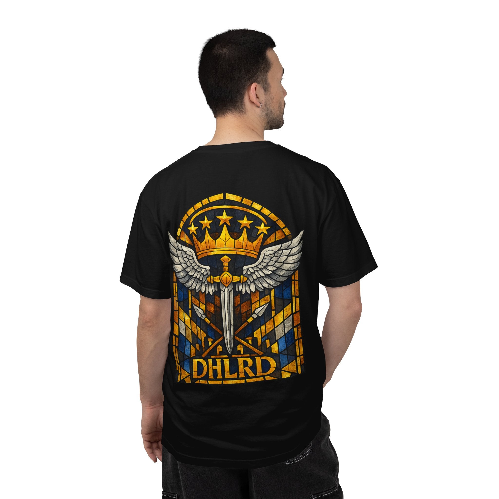 Drip Heaven Lord – Stained Glass Emblem Tee