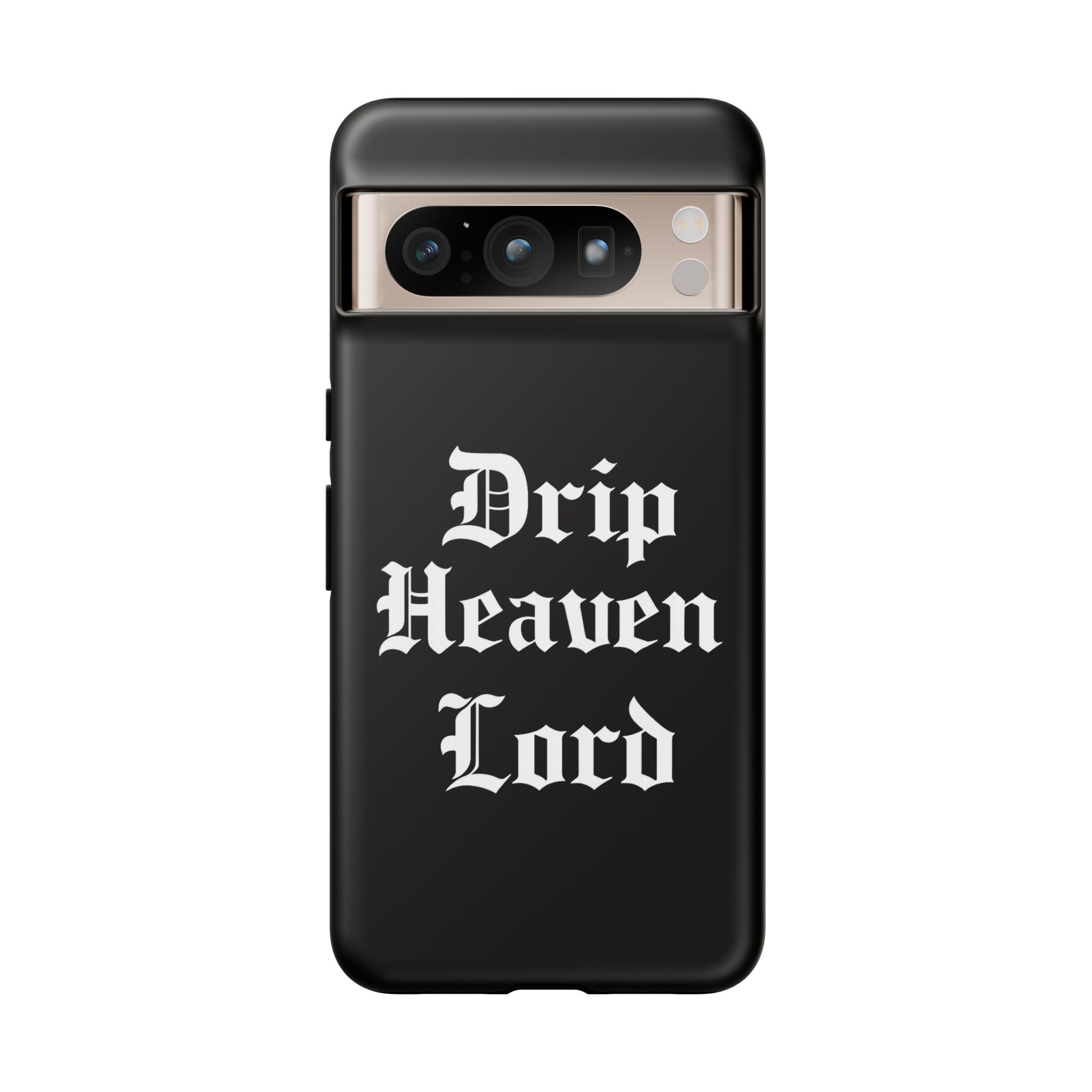 Drip Heaven Lord – Gothic Script Protective Phone Case