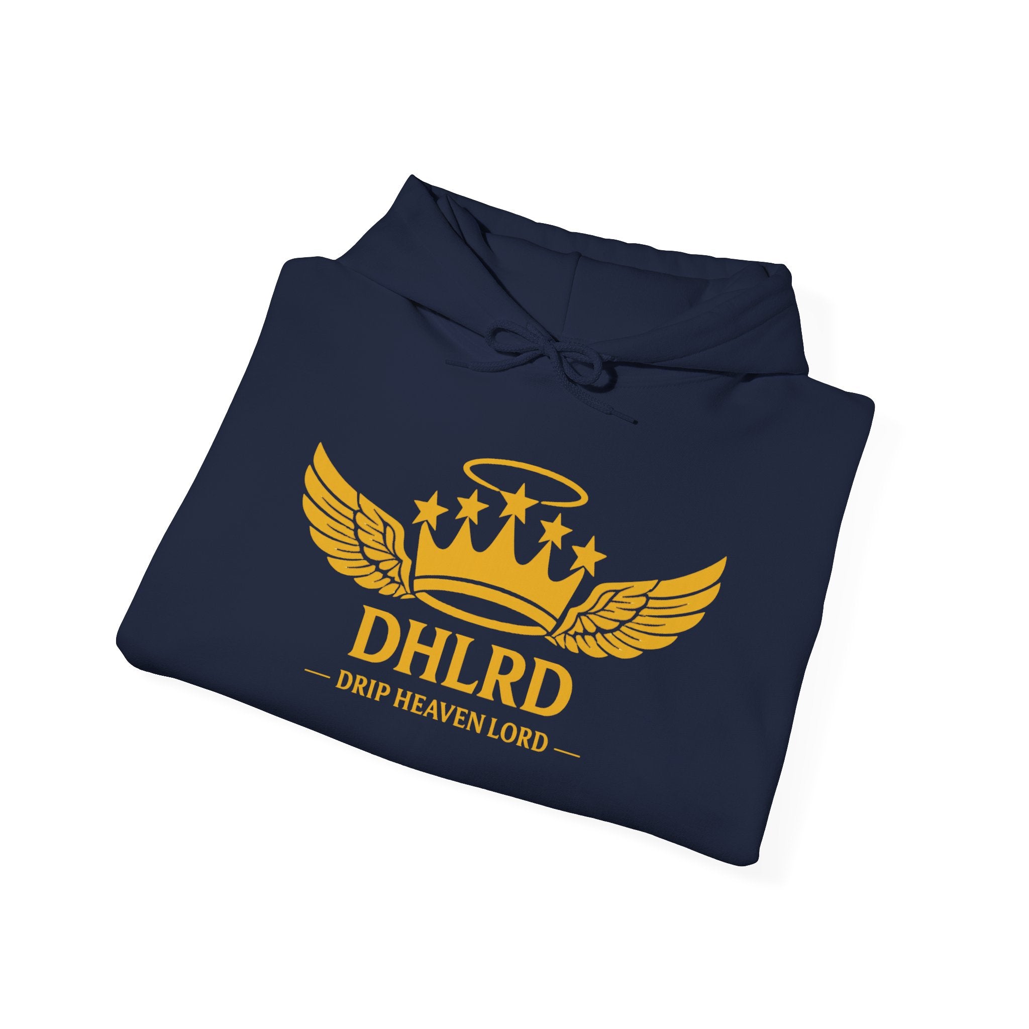 Drip Heaven Lord – Crown & Wings Logo Hoodie (Multiple Colors Available)