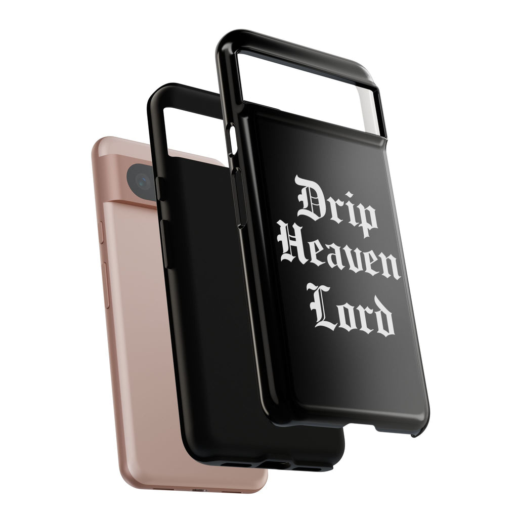 Drip Heaven Lord – Gothic Script Protective Phone Case