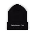 Drip Heaven Lord – Gothic Script Embroidered Cuffed Beanie