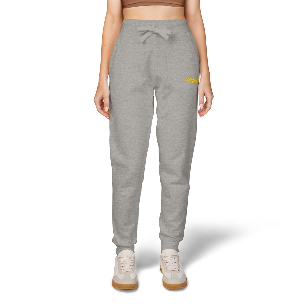 Drip Heaven Lord – Women’s Crown & Wings Fleece Sweatpants (Embroidered Logo)