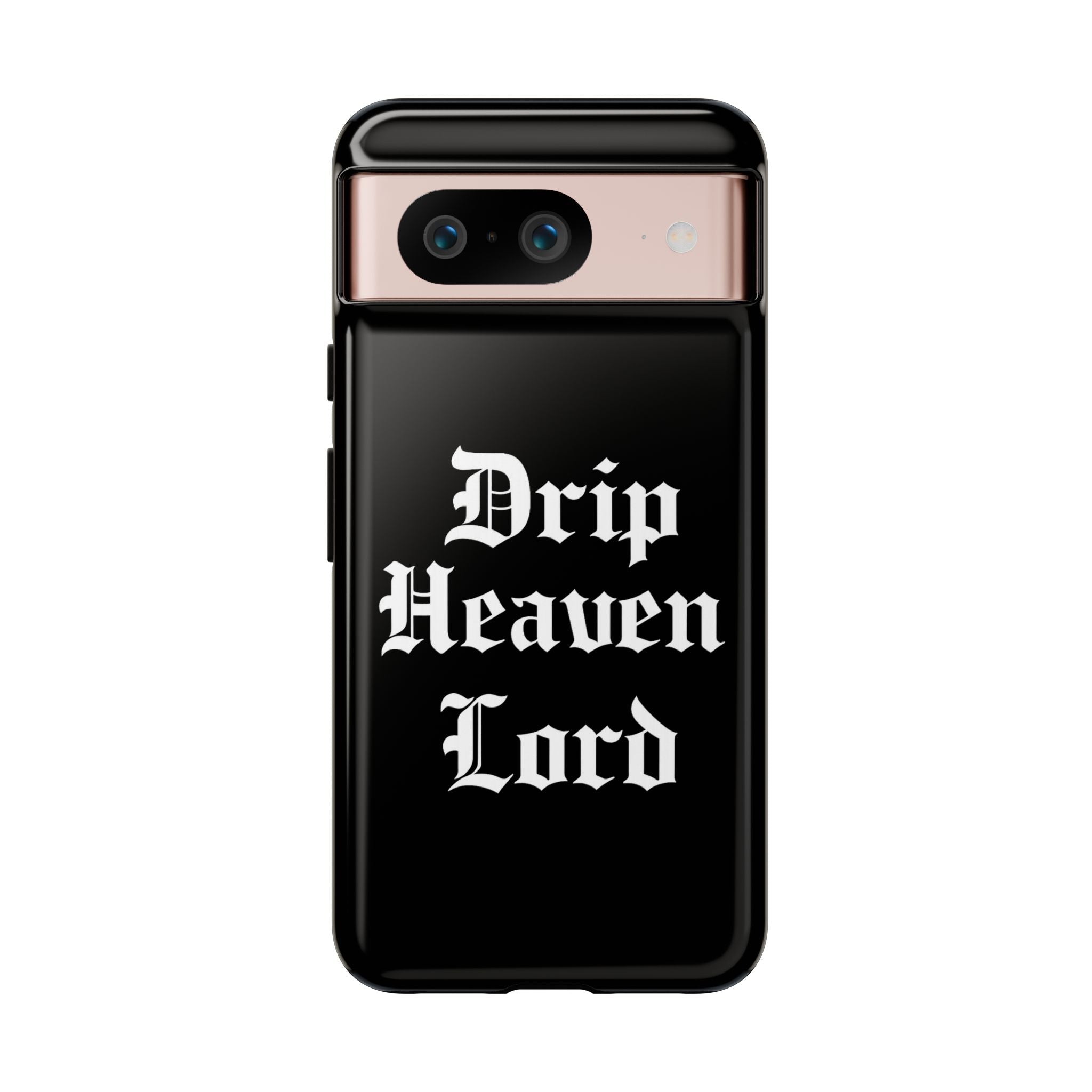 Drip Heaven Lord – Gothic Script Protective Phone Case