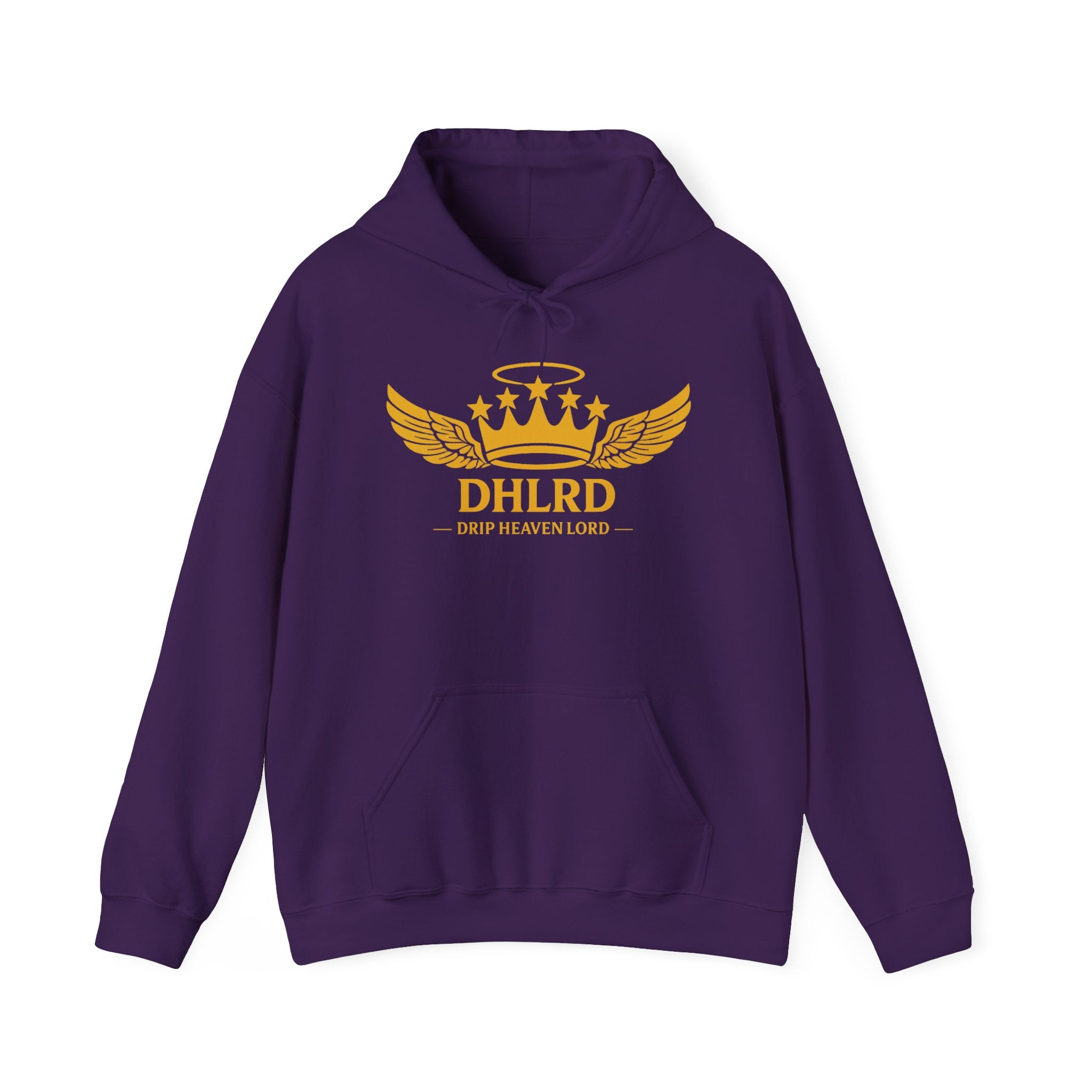 Drip Heaven Lord – Crown & Wings Logo Hoodie (Multiple Colors Available)