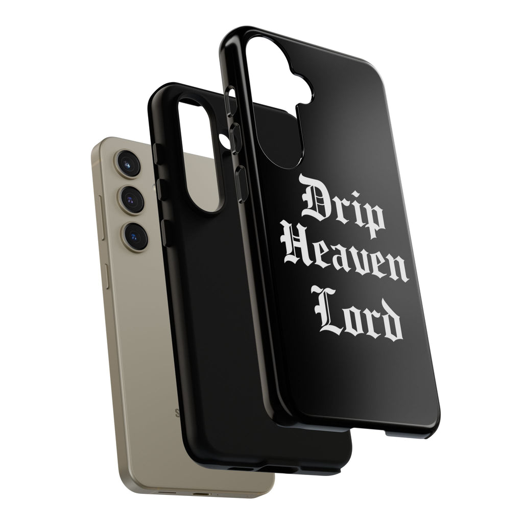 Drip Heaven Lord – Gothic Script Protective Phone Case